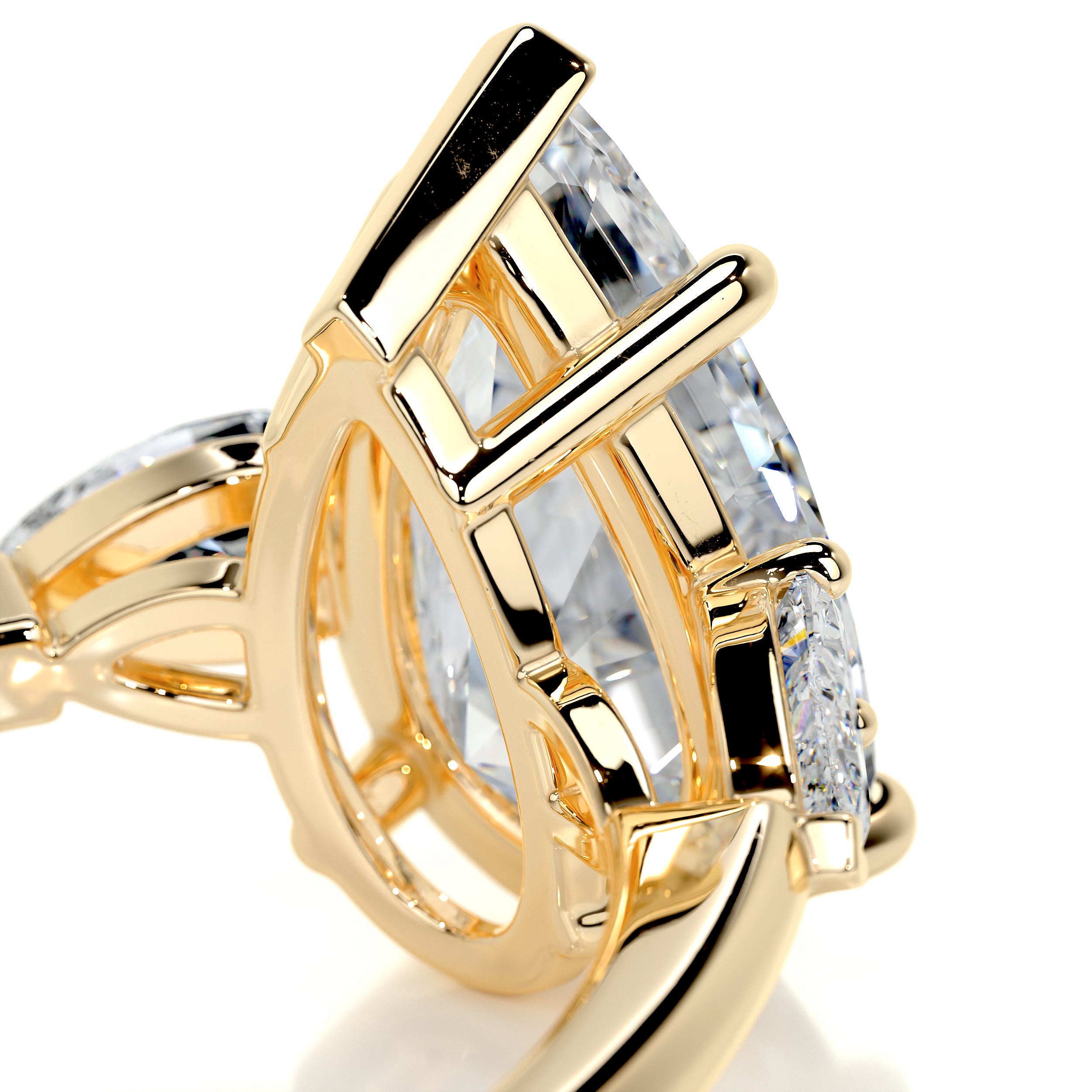 Kamala Diamond Engagement Ring -18K Yellow Gold、mySite、hinf8tx79