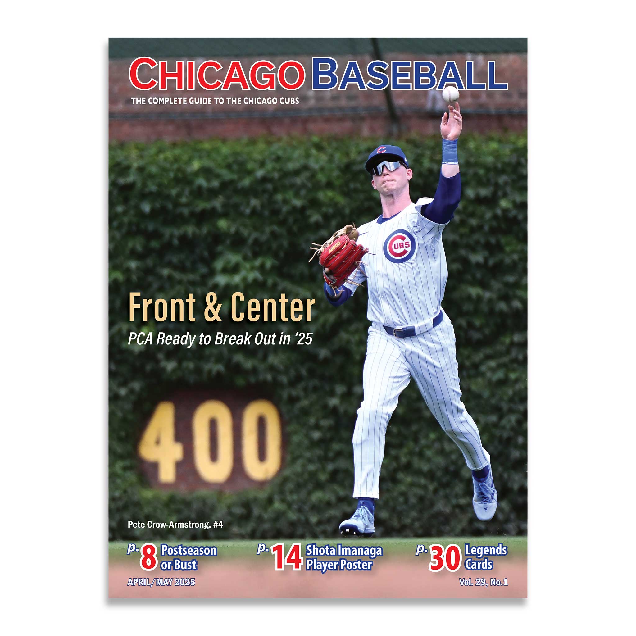 Chicago Baseball April/May 2025 Issue Program/Scorecard、mySite、vikingsvslions