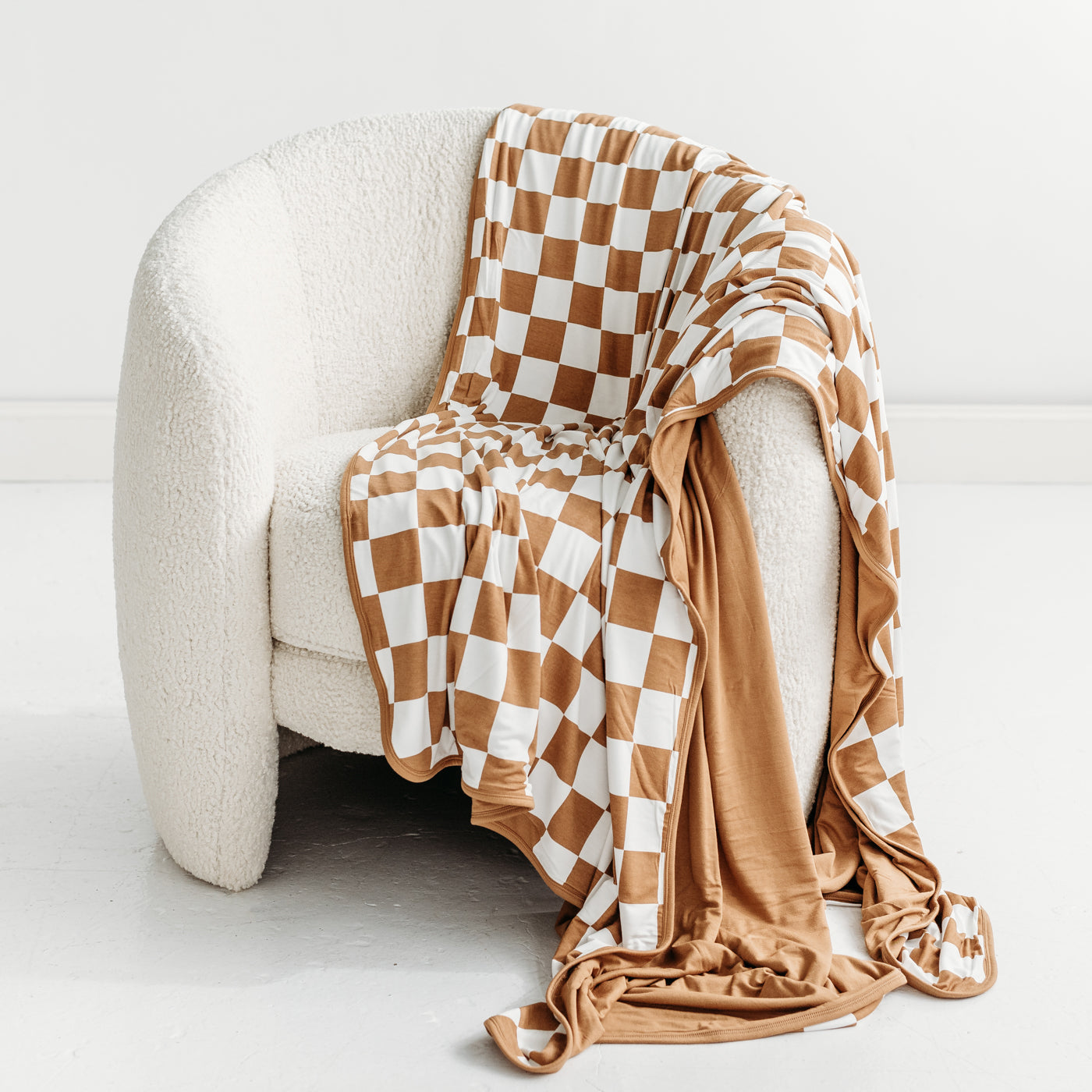 Caramel Checks Oversized Cloud Blanket®、mySite、g9winljtr