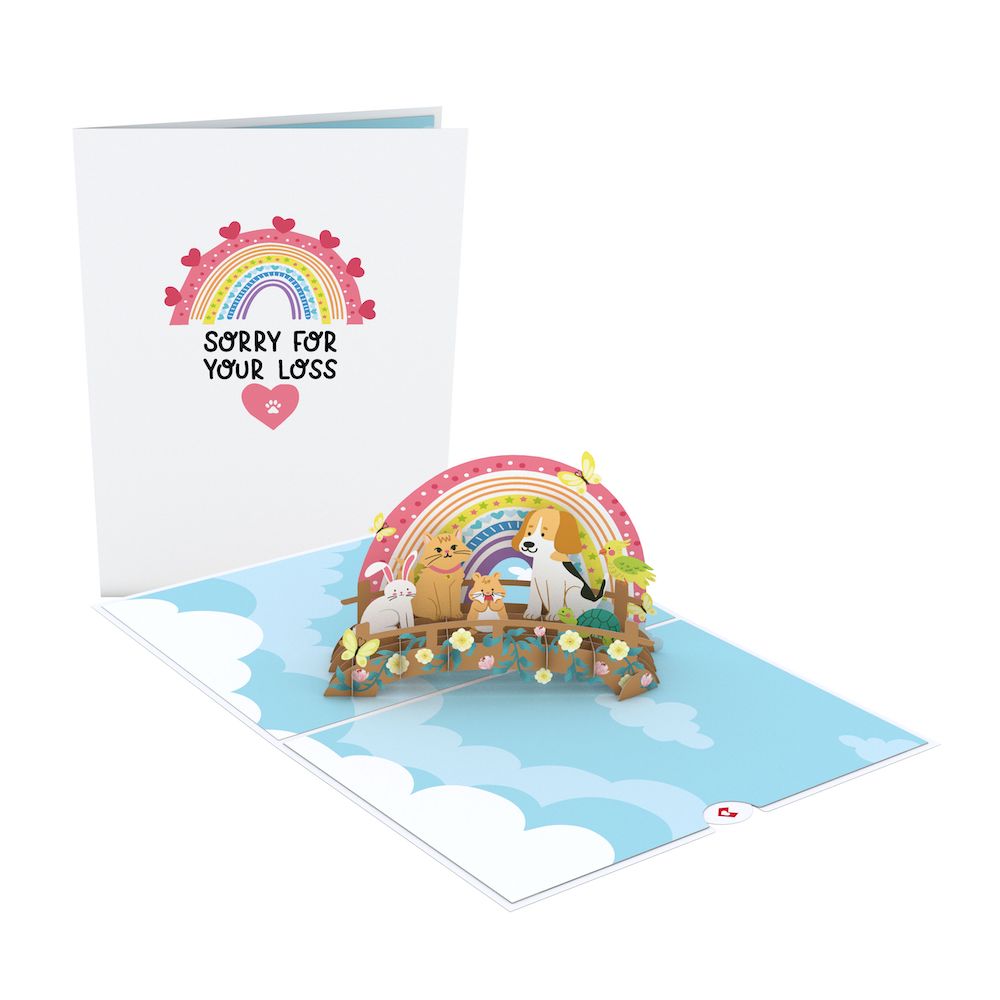 Sympathy Loss of a Pet Pop-Up Card、mySite、solidvoid