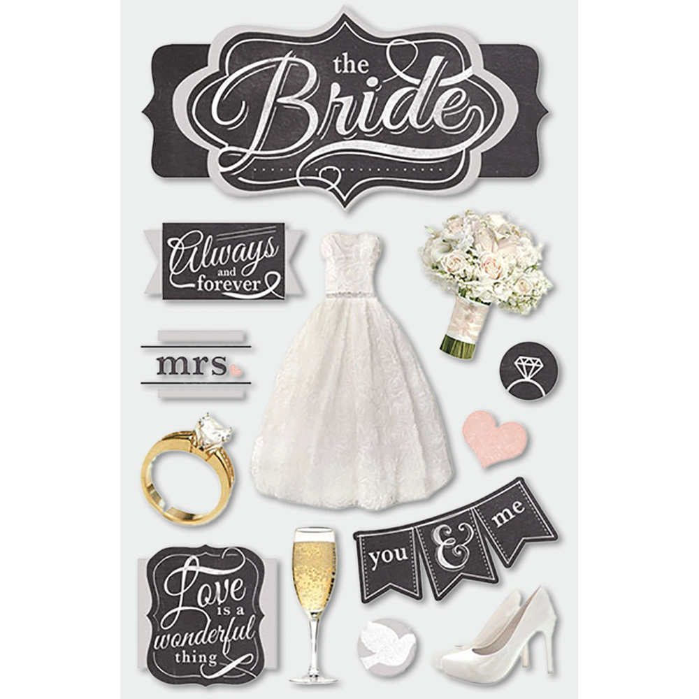  The Bride 3-D Stickers、mySite、ghnorth