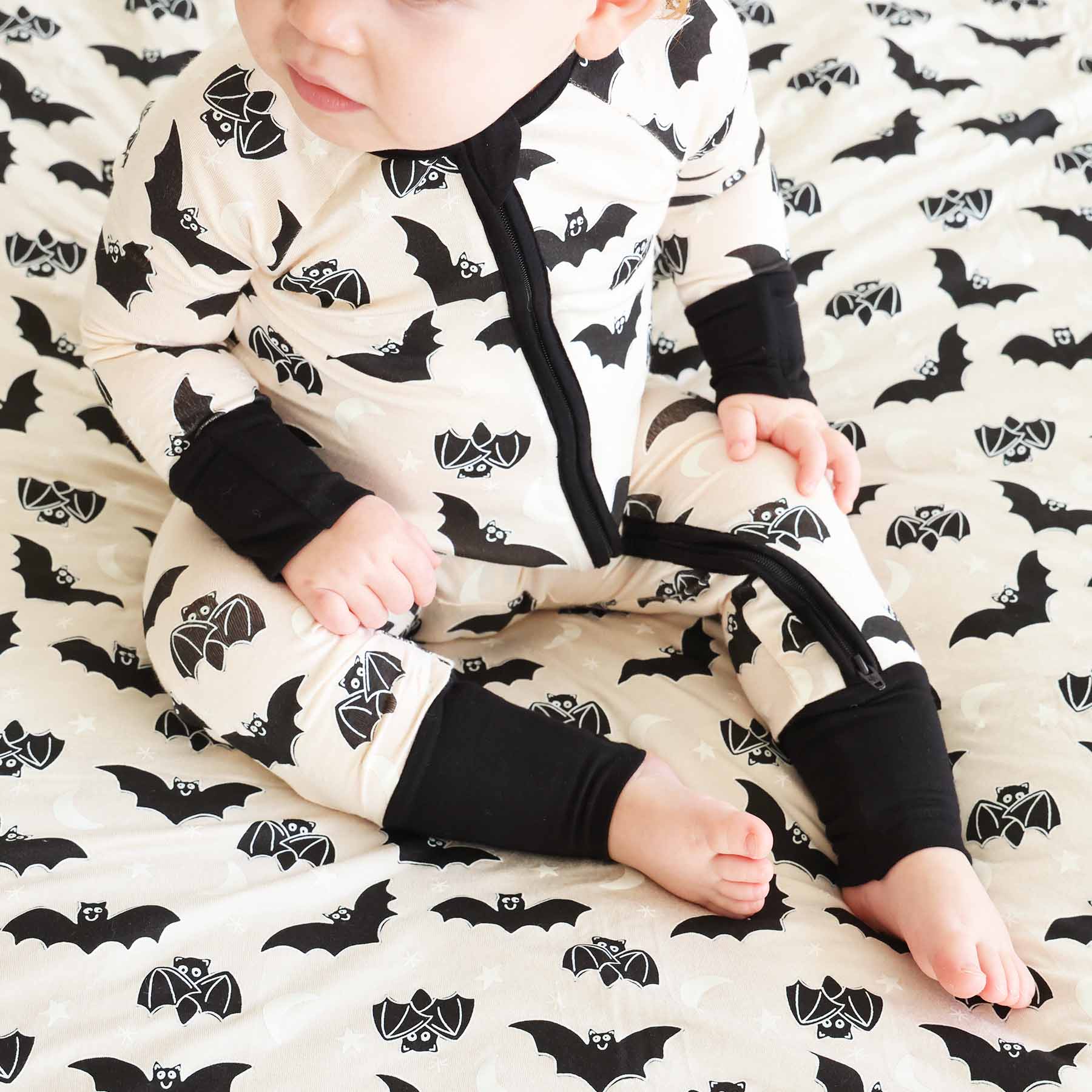  Scaredy Bats Convertible Zip Romper、mySite、layawaytickets