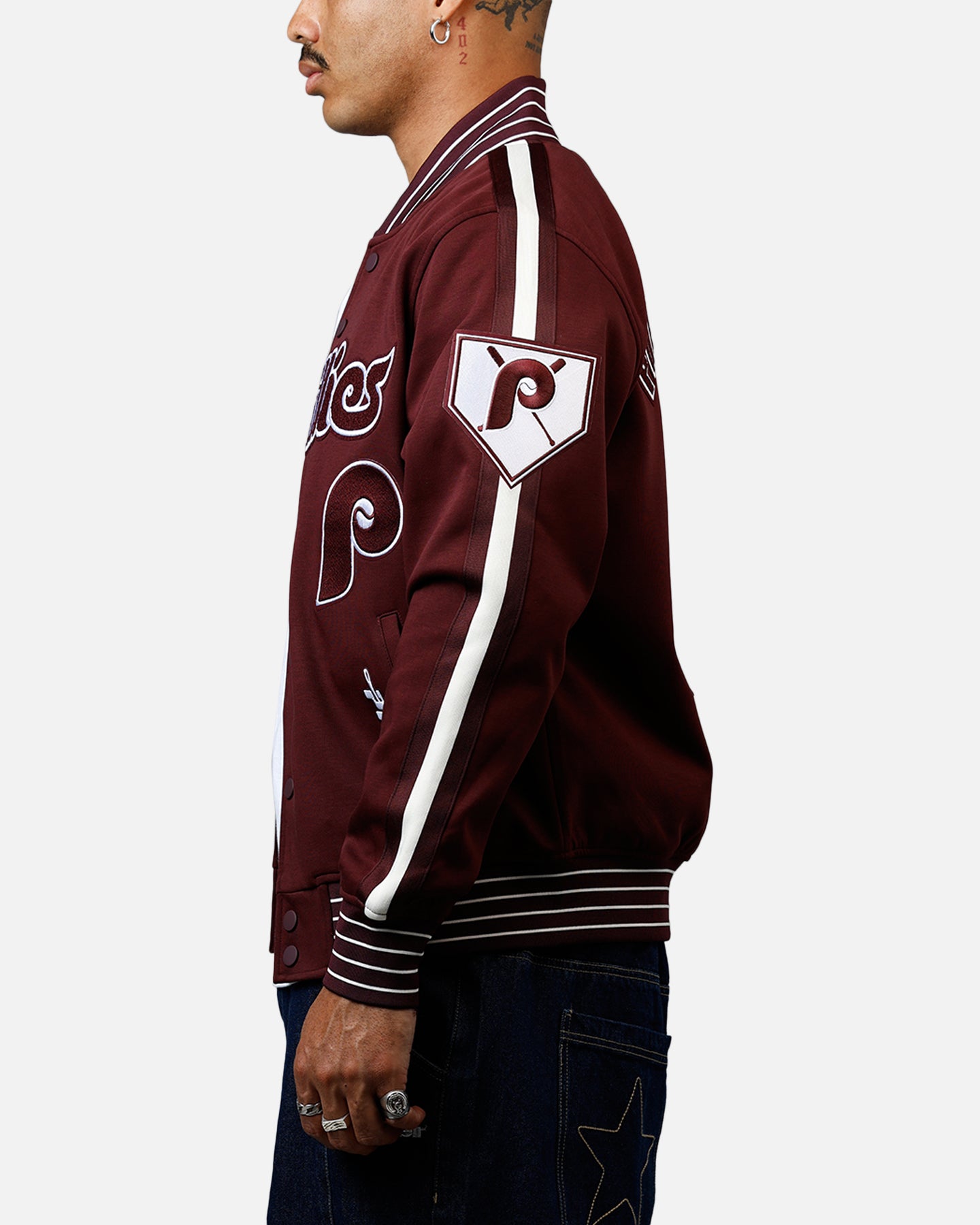 Pro Standard Philadelphia Phillies Double Knit Jacket Burgundy、mySite、zt4zffjzw