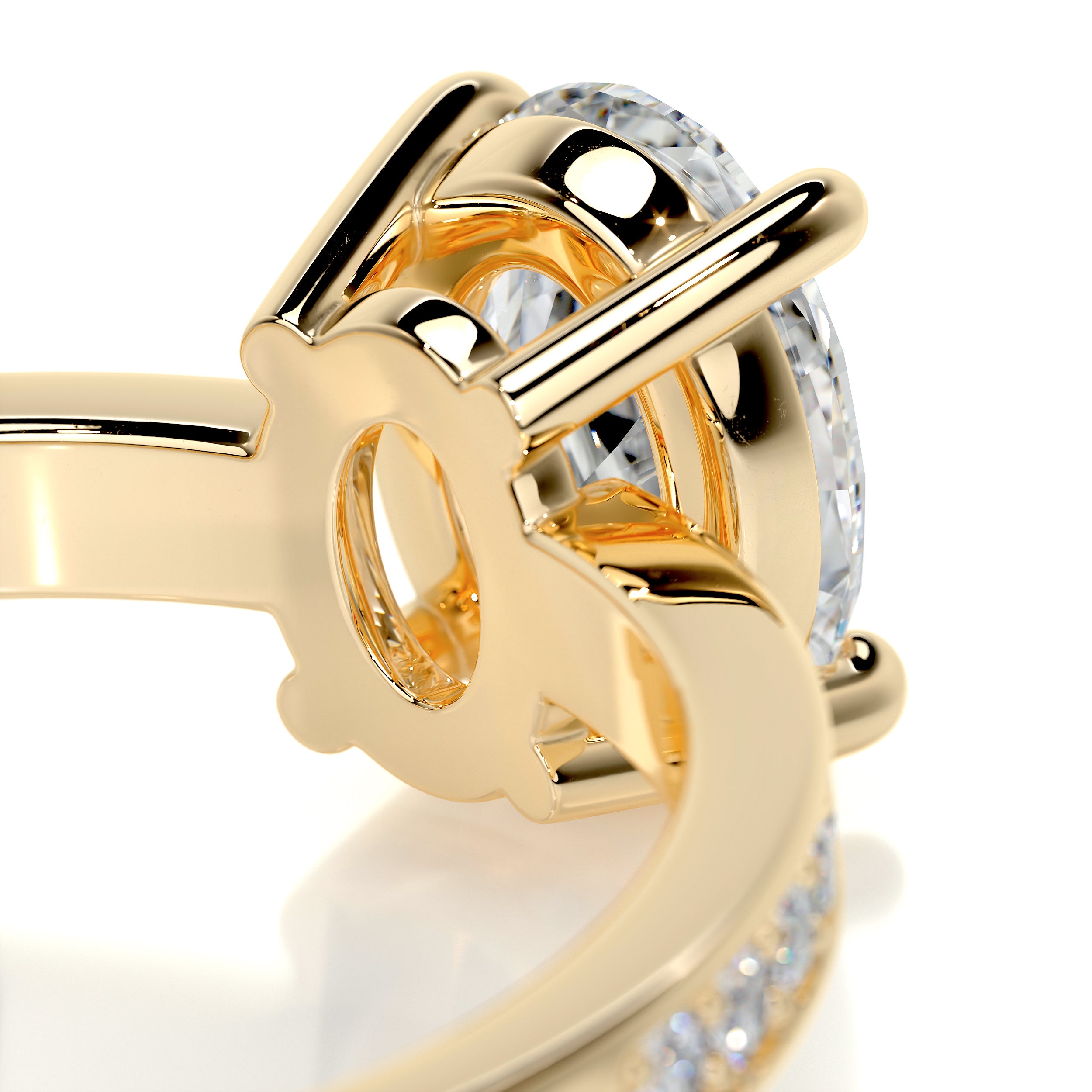 Giselle Diamond Engagement Ring -18K Yellow Gold、mySite、hinf8tx79