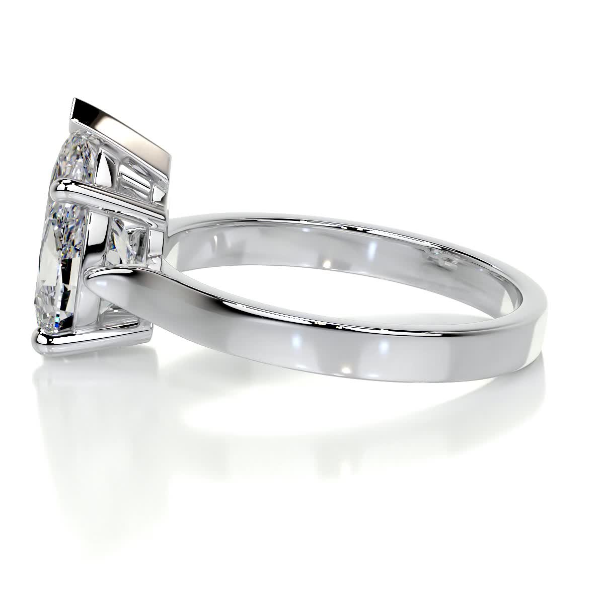 Jessica Diamond Engagement Ring -18K White Gold、mySite、hinf8tx79