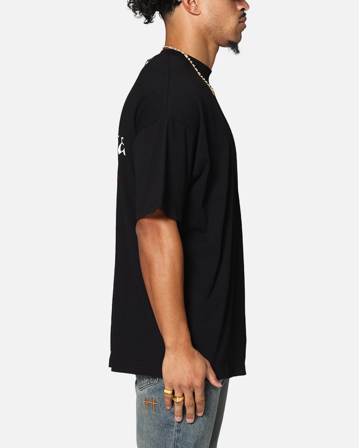 Saint Morta Heritage Boxy T-Shirt Black/Red、mySite、zt4zffjzw