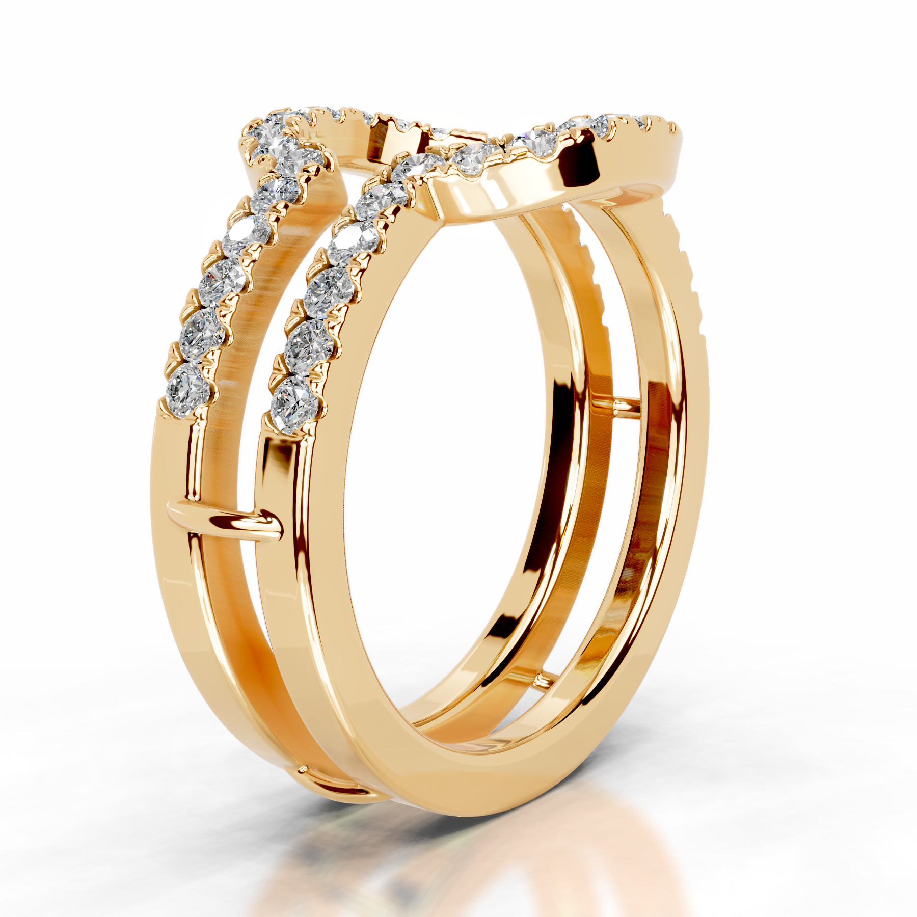 Yana Diamond Wedding Ring (0.50 Carat) -18K Yellow Gold (RTS)、mySite、hinf8tx79