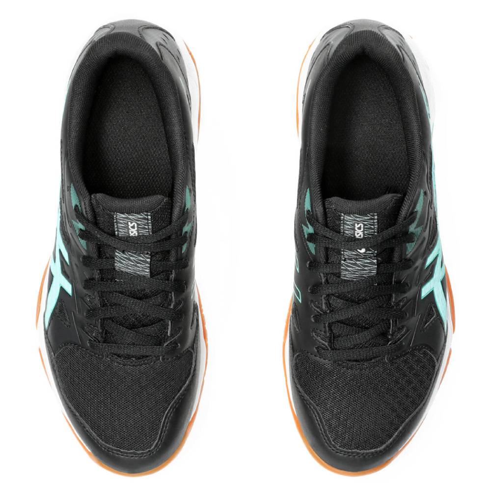 Asics Gel Rocket 11 Women's Indoor Court Shoe (Black/Illuminate Mint)