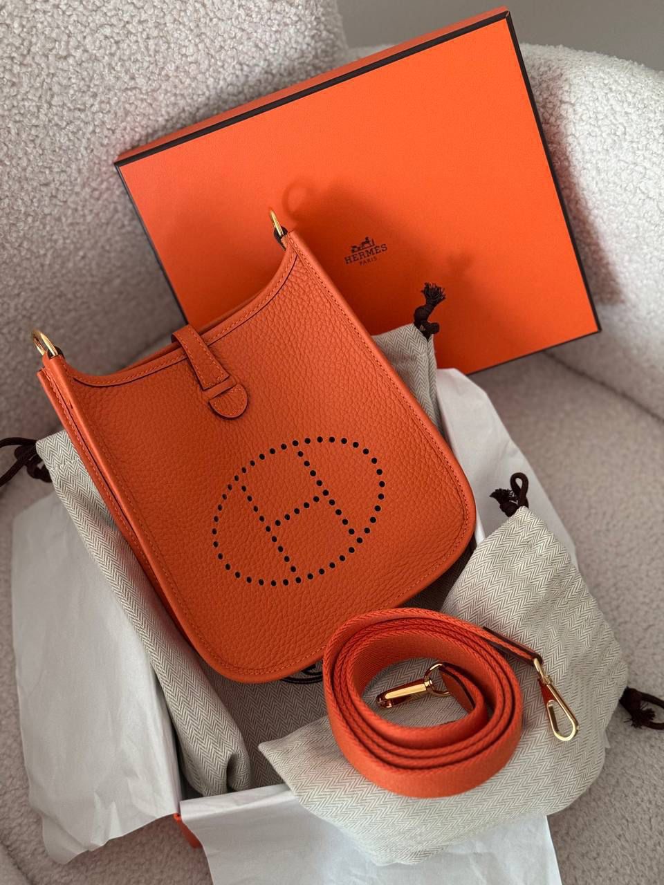 Hermes Evelyne 16 Orange/Gold Hardware Special price、mySite、garminoutage.com