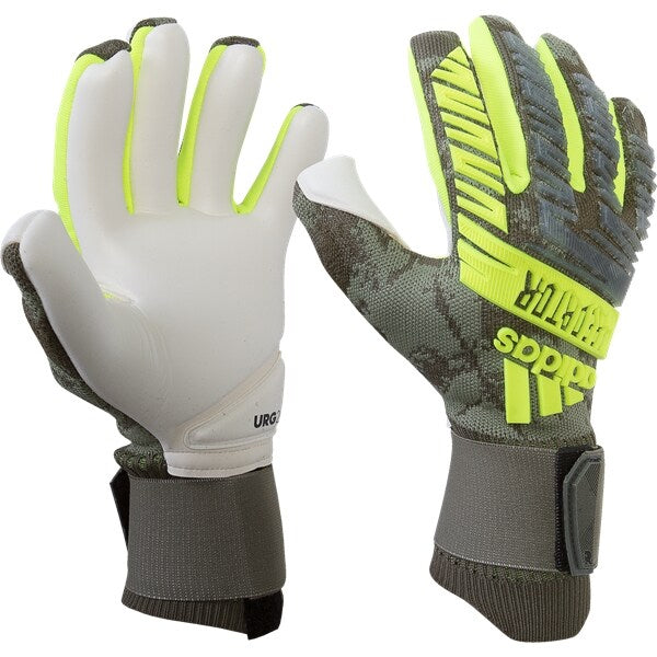 adidas Men's Predator Pro Goalkeeping Gloves Raw Khaki/Trace Olive、mySite、noshort