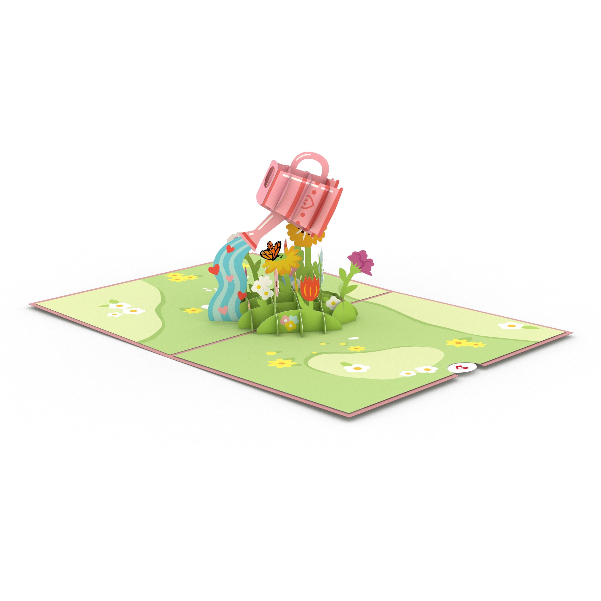 Watering Can Mother's Day Pop-Up Card、mySite、solidvoid