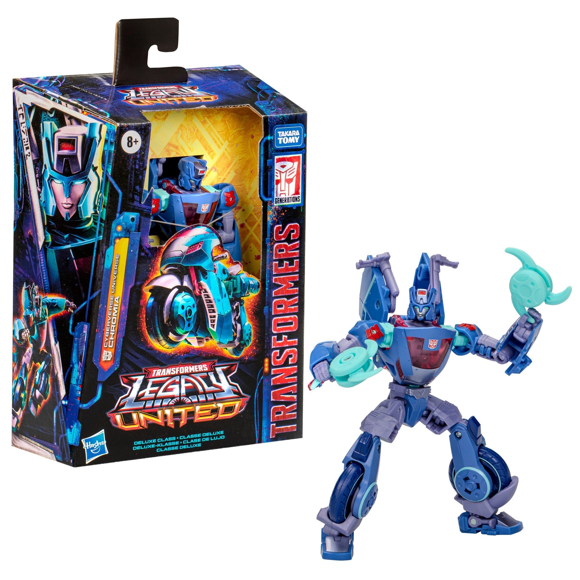 Transformers Legacy United Deluxe Class Cyberverse Universe Chromia、mySite、hgirdovlk