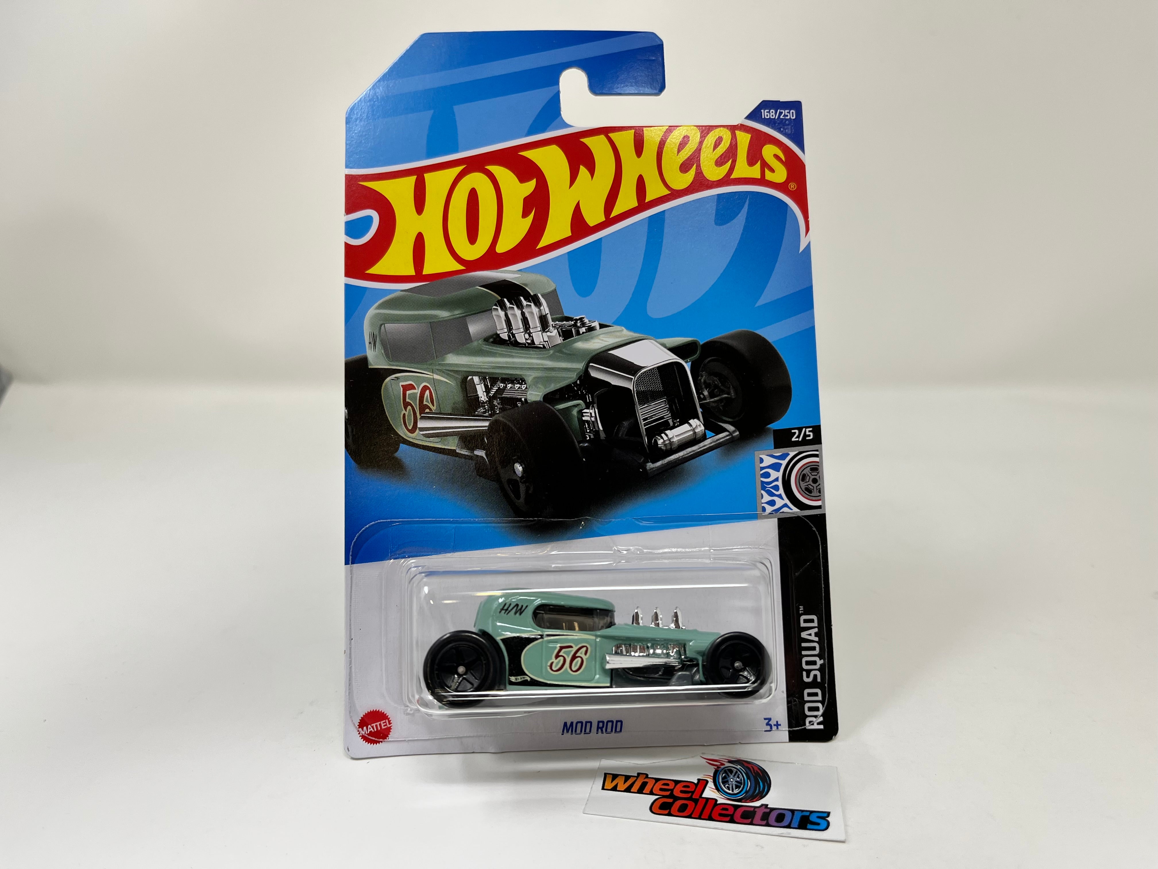 Mod Rod #168 * Green * 2022 Hot Wheels Case P、mySite、hgirdovlk