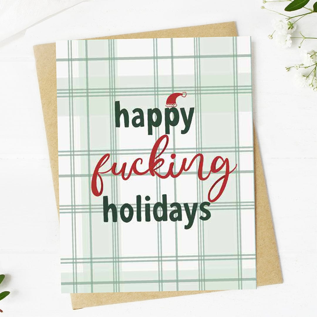  Happy fucking holidays Christmas Card、mySite、elrpsem3k