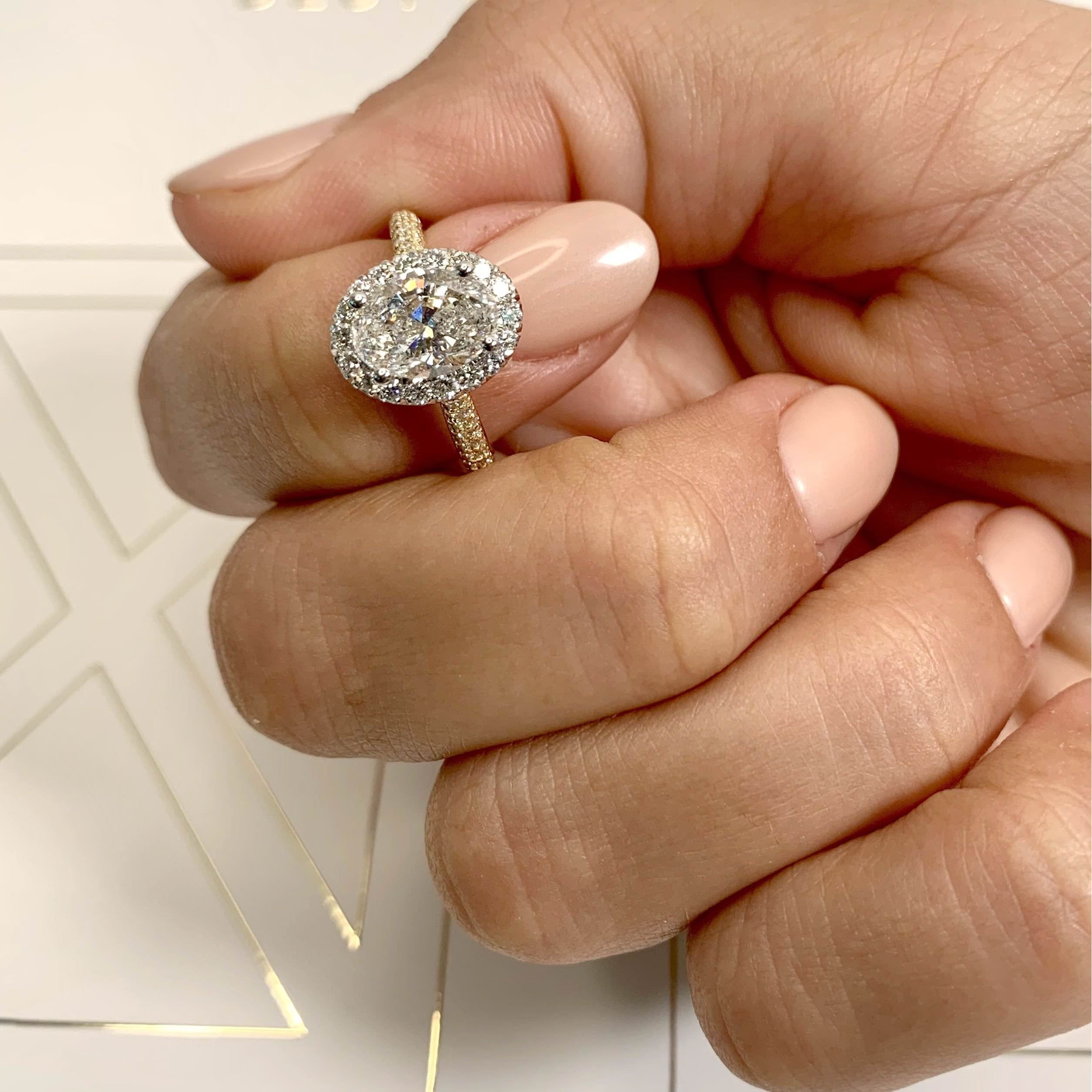 Kinley Diamond Engagement Ring -18K Yellow Gold、mySite、hinf8tx79