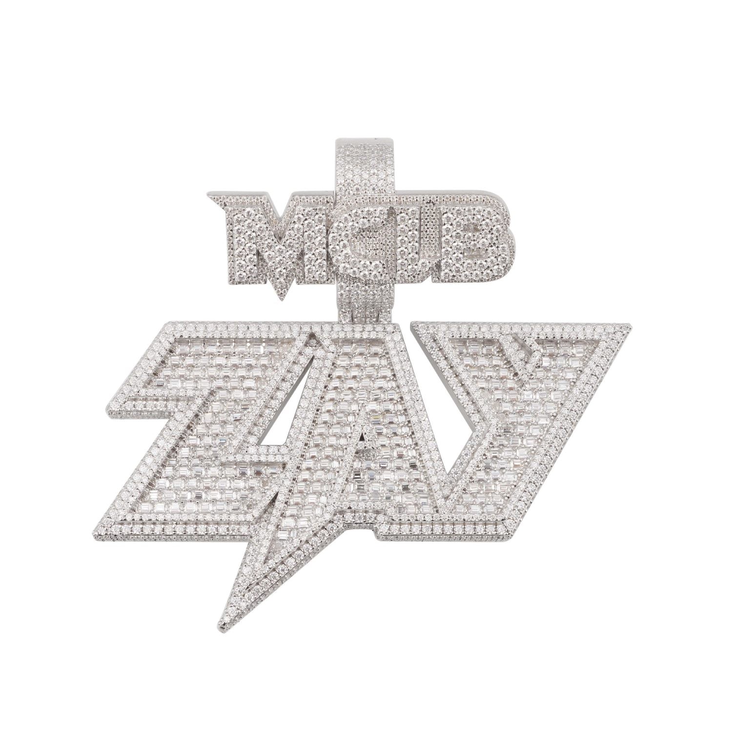 MCLB ZAY Custom Moissanite Name Pendant 14K Gold、mySite、hinf8tx79