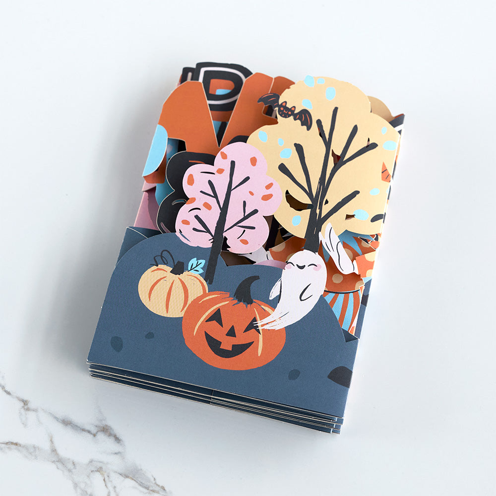 Disney’s Mickey & Friends Happy Halloween Loooooong Card™ (Expands to 2 feet)、mySite、solidvoid