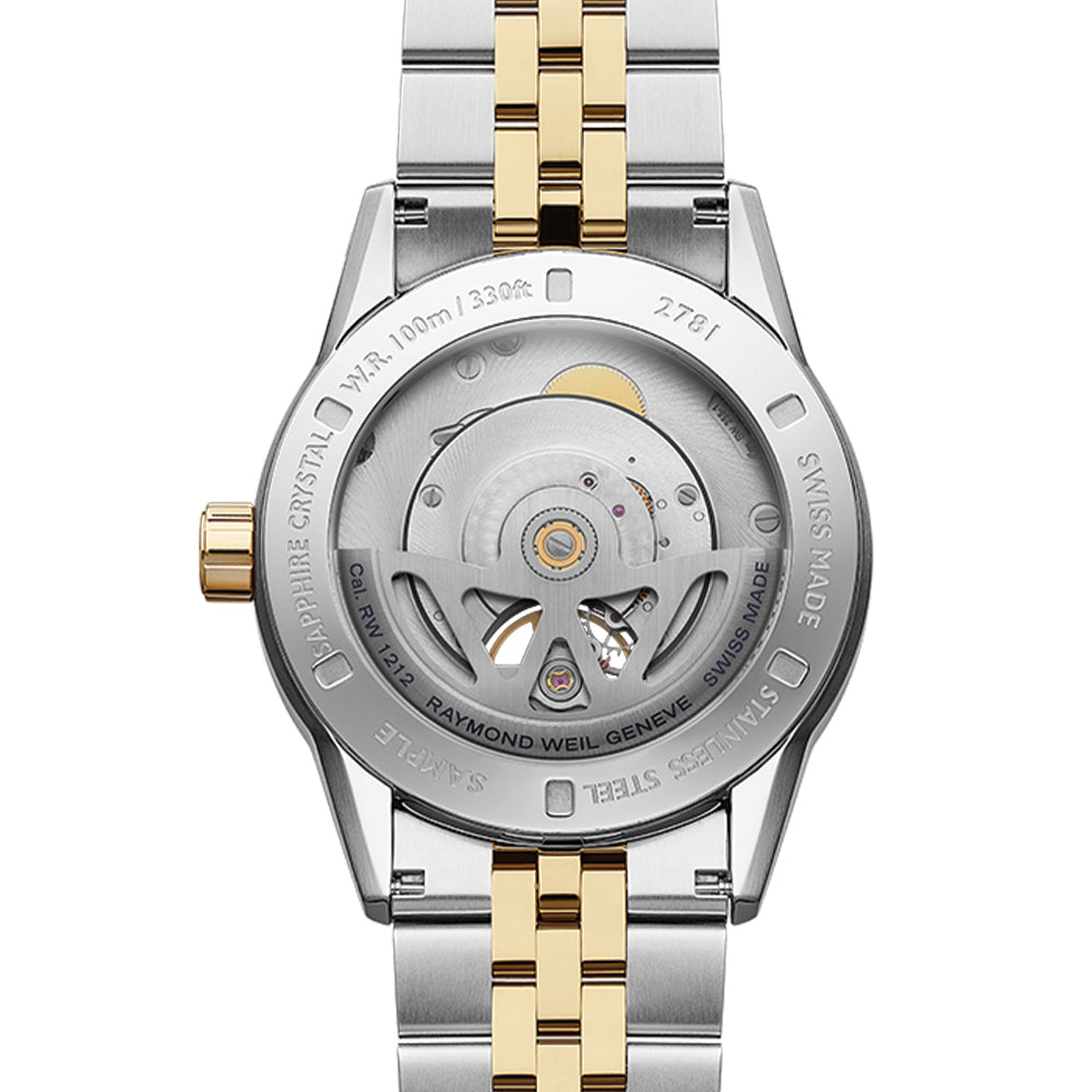 Freelancer Automatic Two-Tone Yellow Gold and Steel 42.5mm - Silver on Bracelet、mySite、botmansion