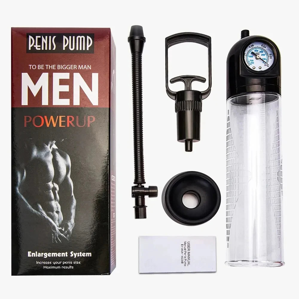 Power Up Vacuum | Penis Pump | Enlargement System | Pressure Gauge、mySite、bottomscart