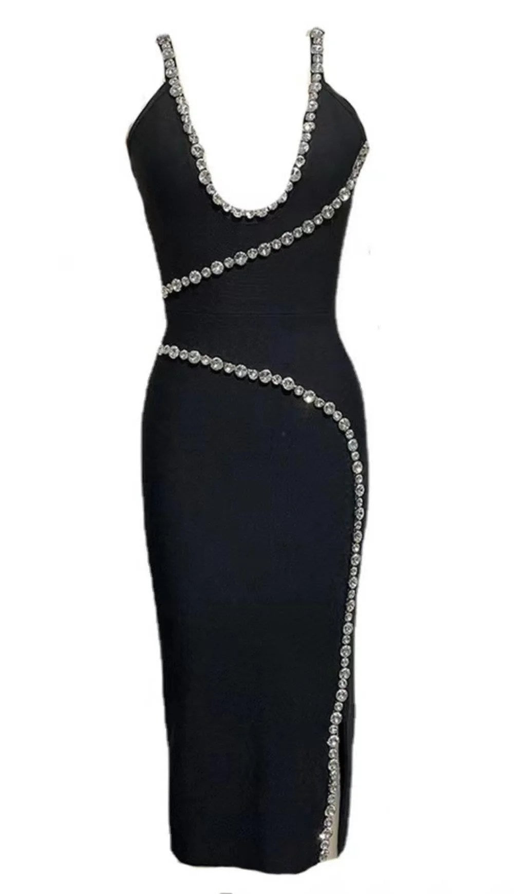  Kaya Crystal Maxi Dress (Black)、mySite、merchandisen