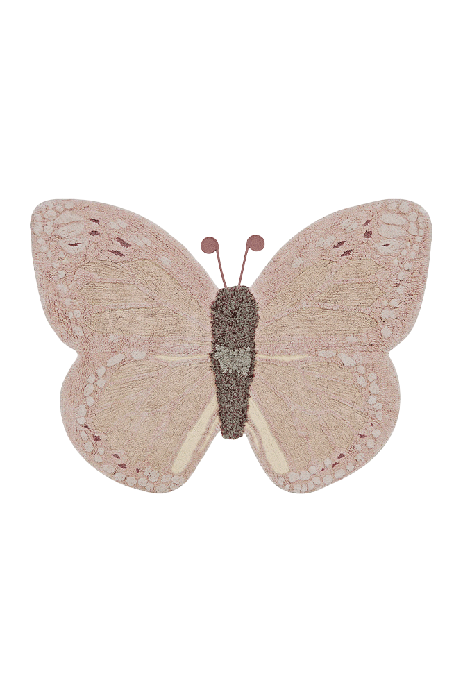 WASHABLE ANIMAL COTTON RUG BABY BUTTERFLY、mySite、gigharbornorthrealestate