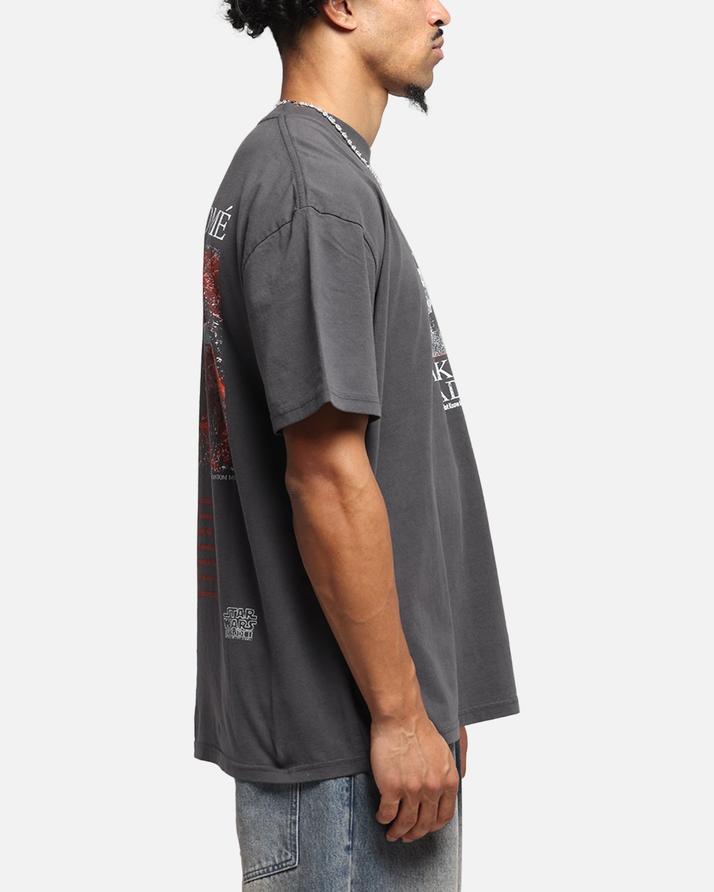 73 Studio Star Wars Anakin And Padme Vintage T-Shirt Black Wash、mySite、zt4zffjzw