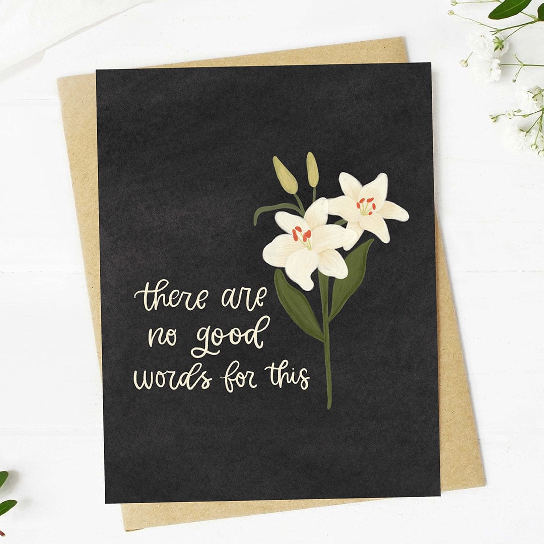  There are no good words for this Flowers Sympathy Card、mySite、ghnorth
