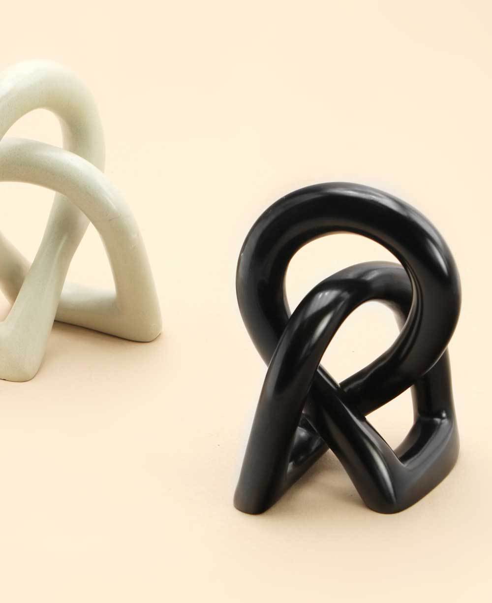 Small Kisii Eternity Knot Soapstone Statue, Kenya、mySite、topwebapps