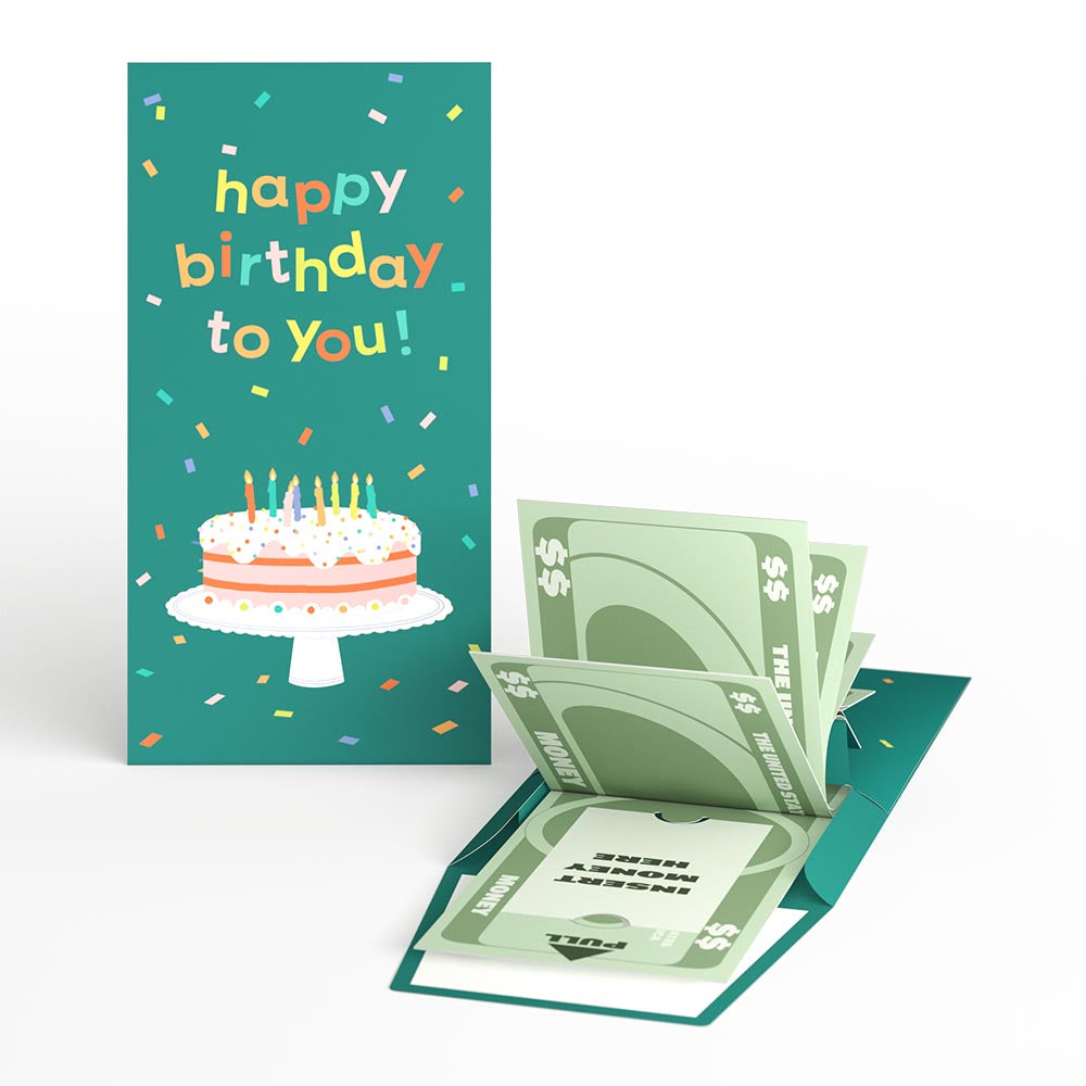 Happy Birthday to You! Confetti Cake Money Holder、mySite、solidvoid