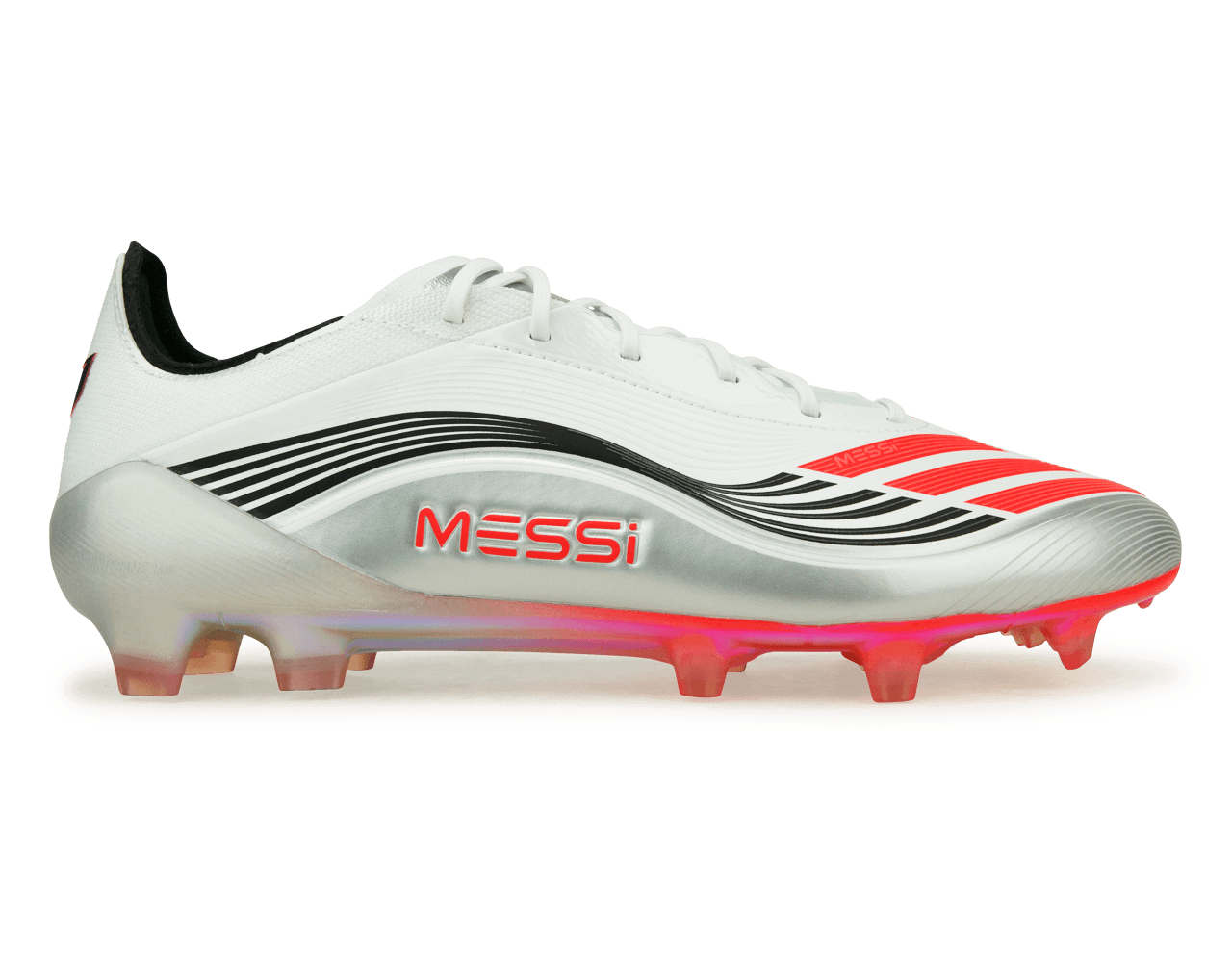 adidas Men's F50 Elite Messi FG White/Red/Silver、mySite、bottomscart