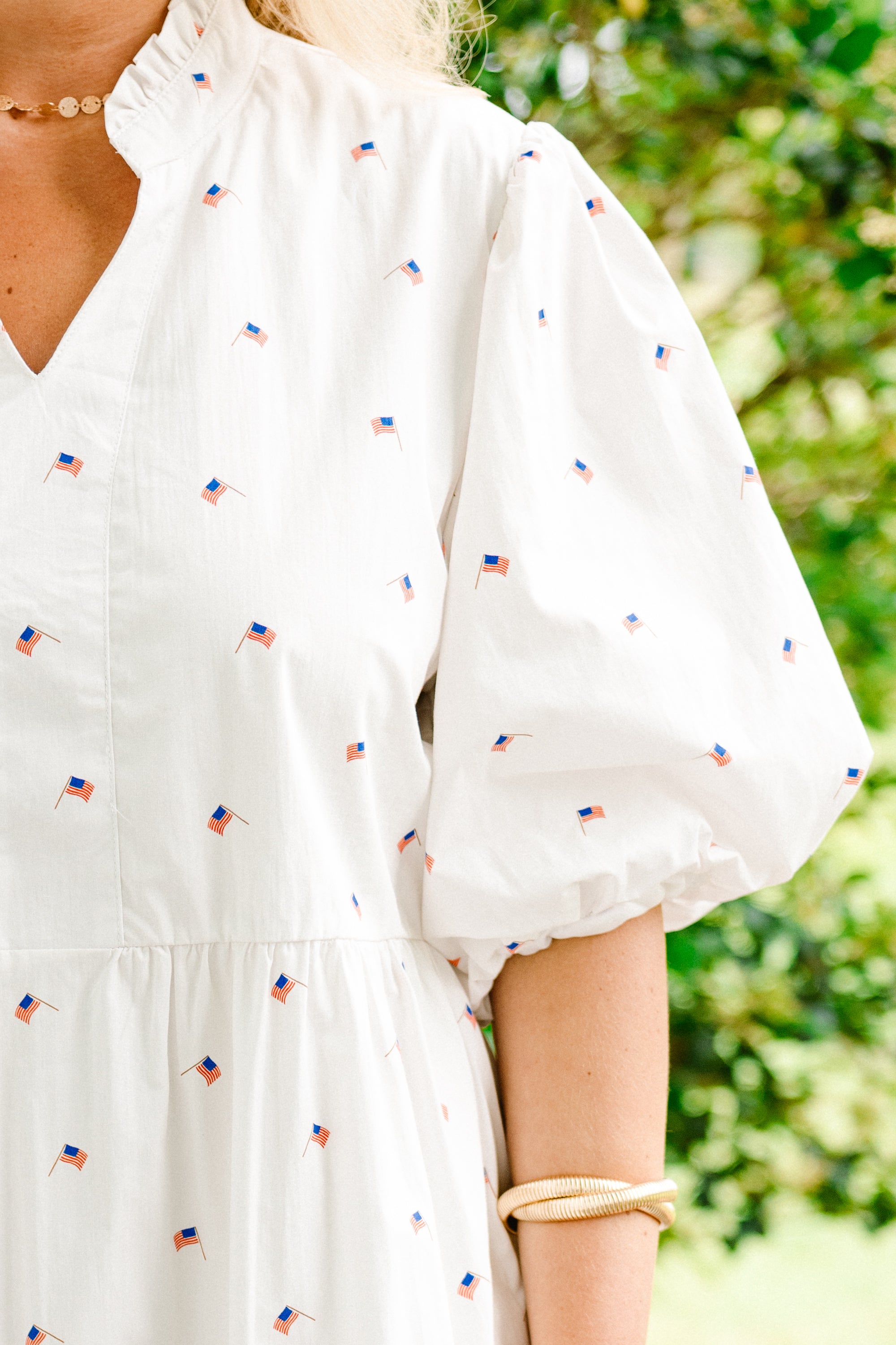  Stars And Stripes Dress, White、mySite、justintrudeaud