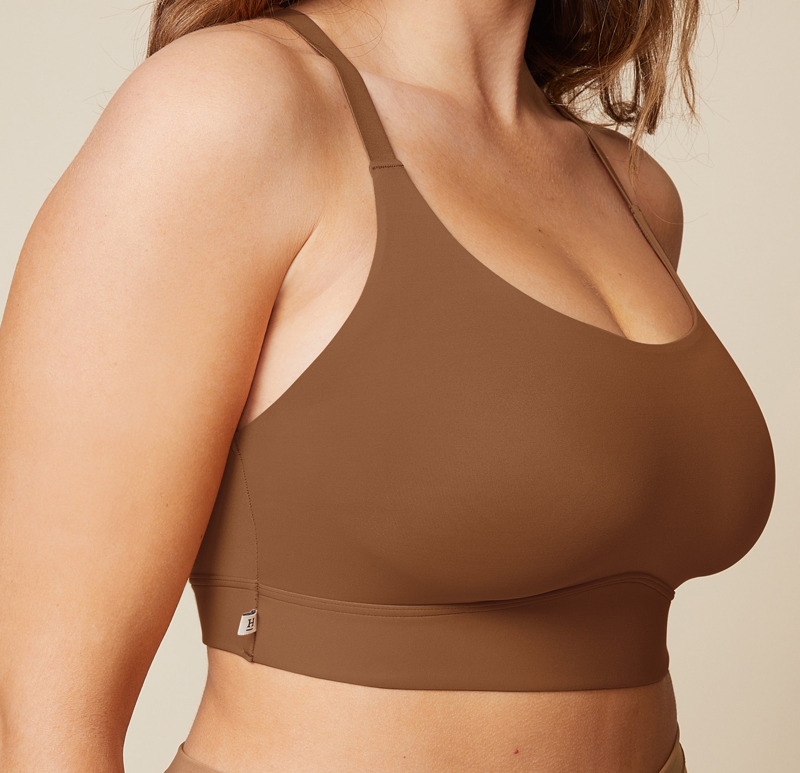 Bliss Racerback Bralette - Brown、mySite、bengalsvssteelers