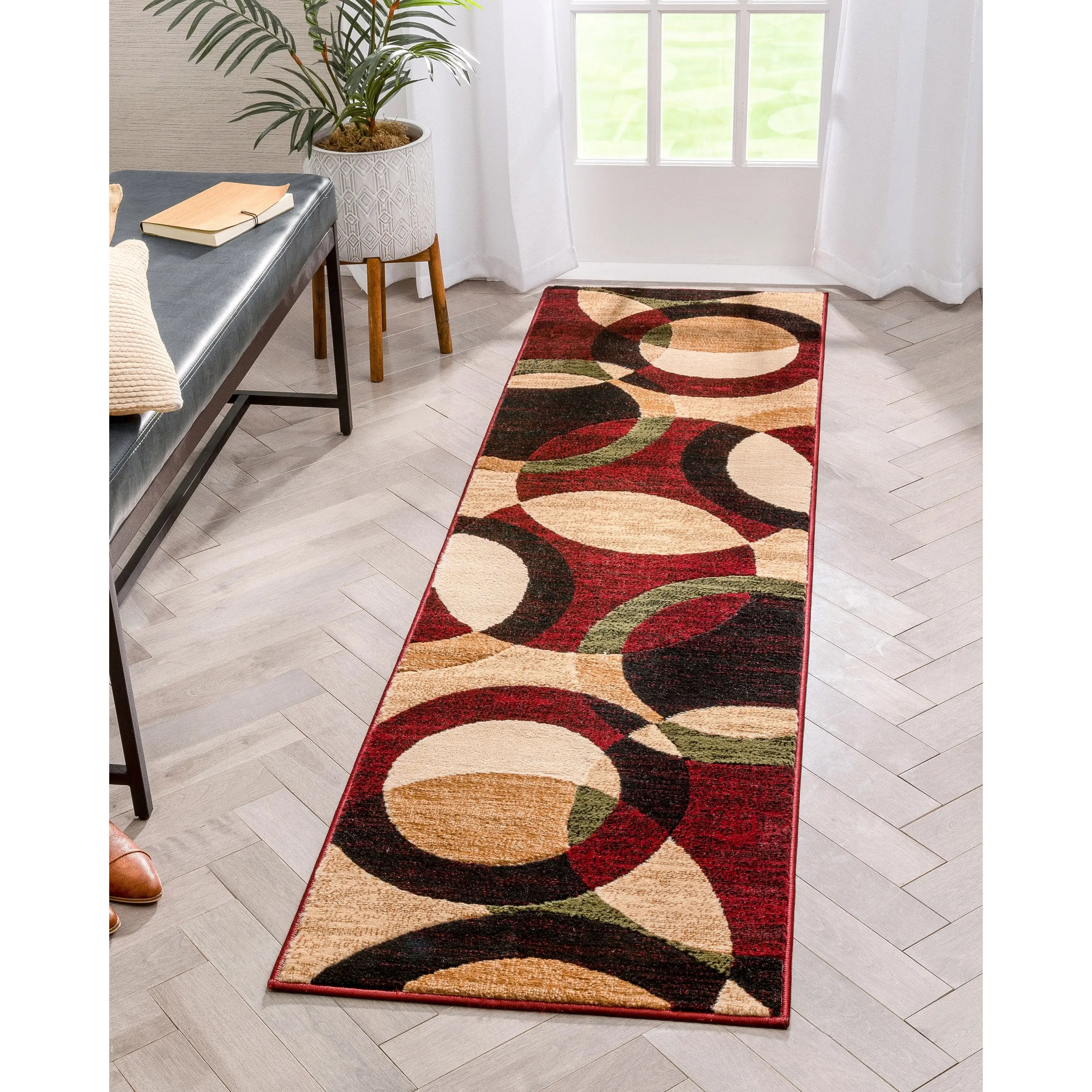 Bingo Red Modern Rug、mySite、gigharbornorthrealestate