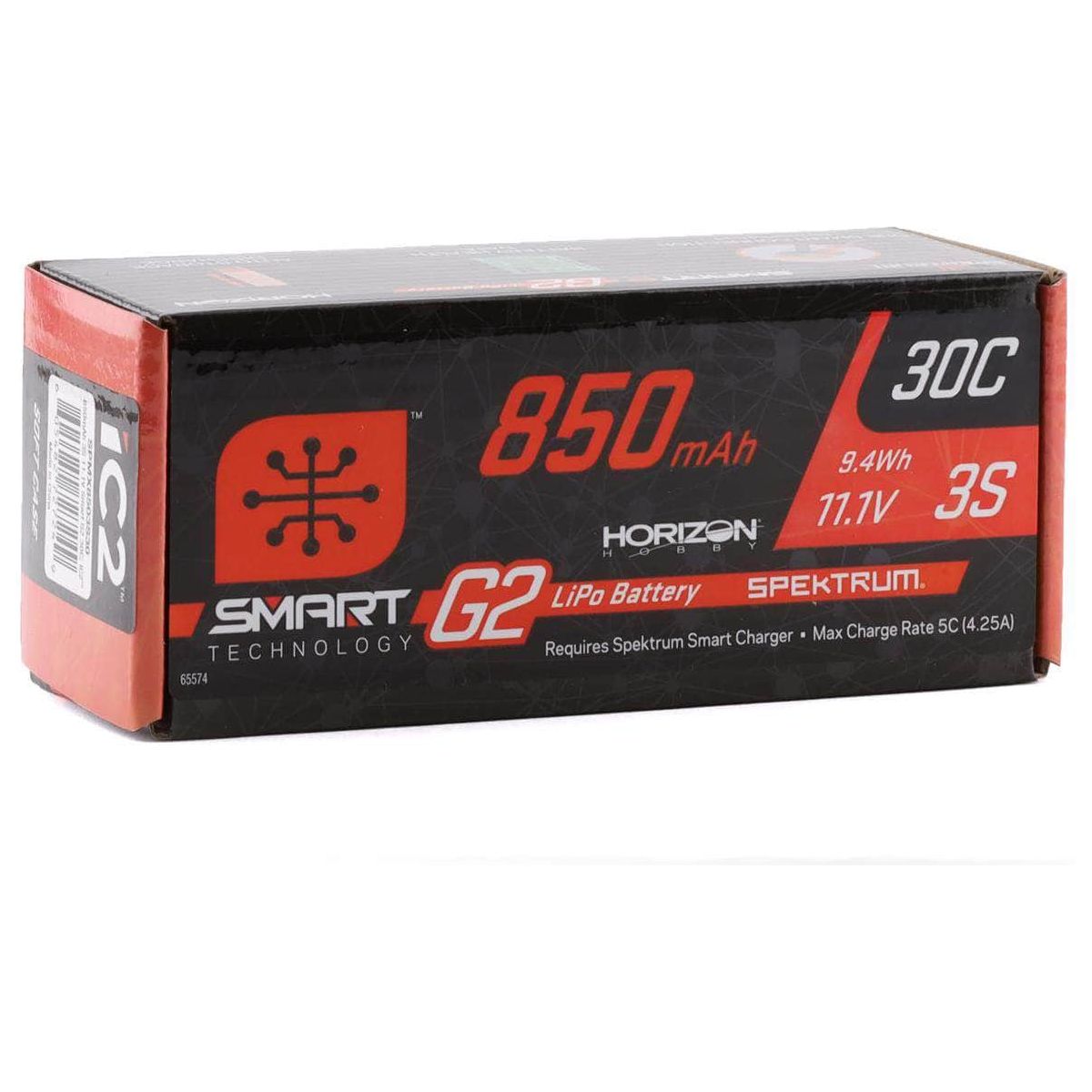  SPMX8503S30, Spektrum RC 3S Smart G2 LiPo 30C Battery Pack w/IC2 Connector (11.1V/850mAh)、mySite、merchandisen