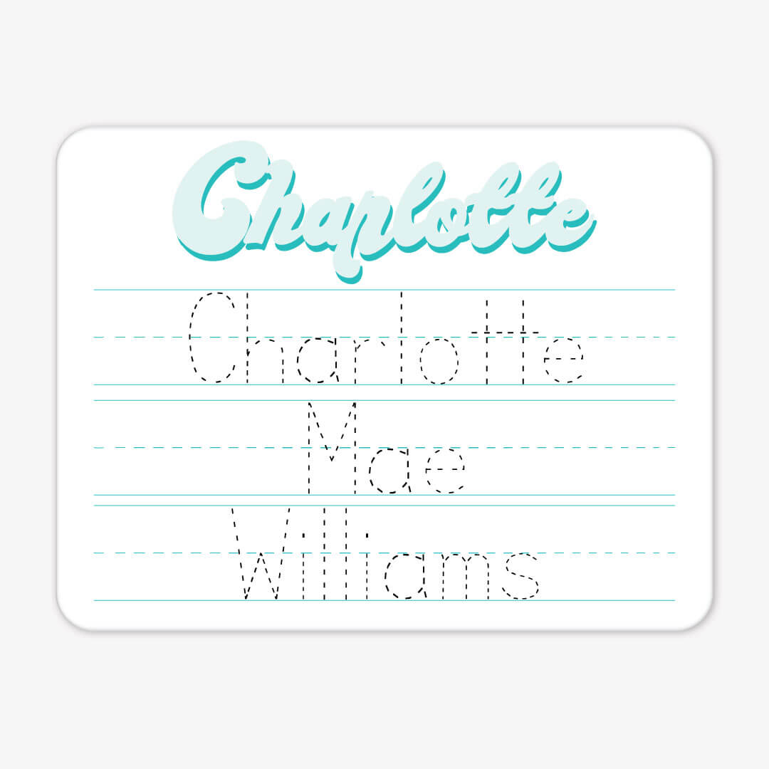  Kids Personalized Whiteboard | Bubbly Teal、mySite、layawaytickets
