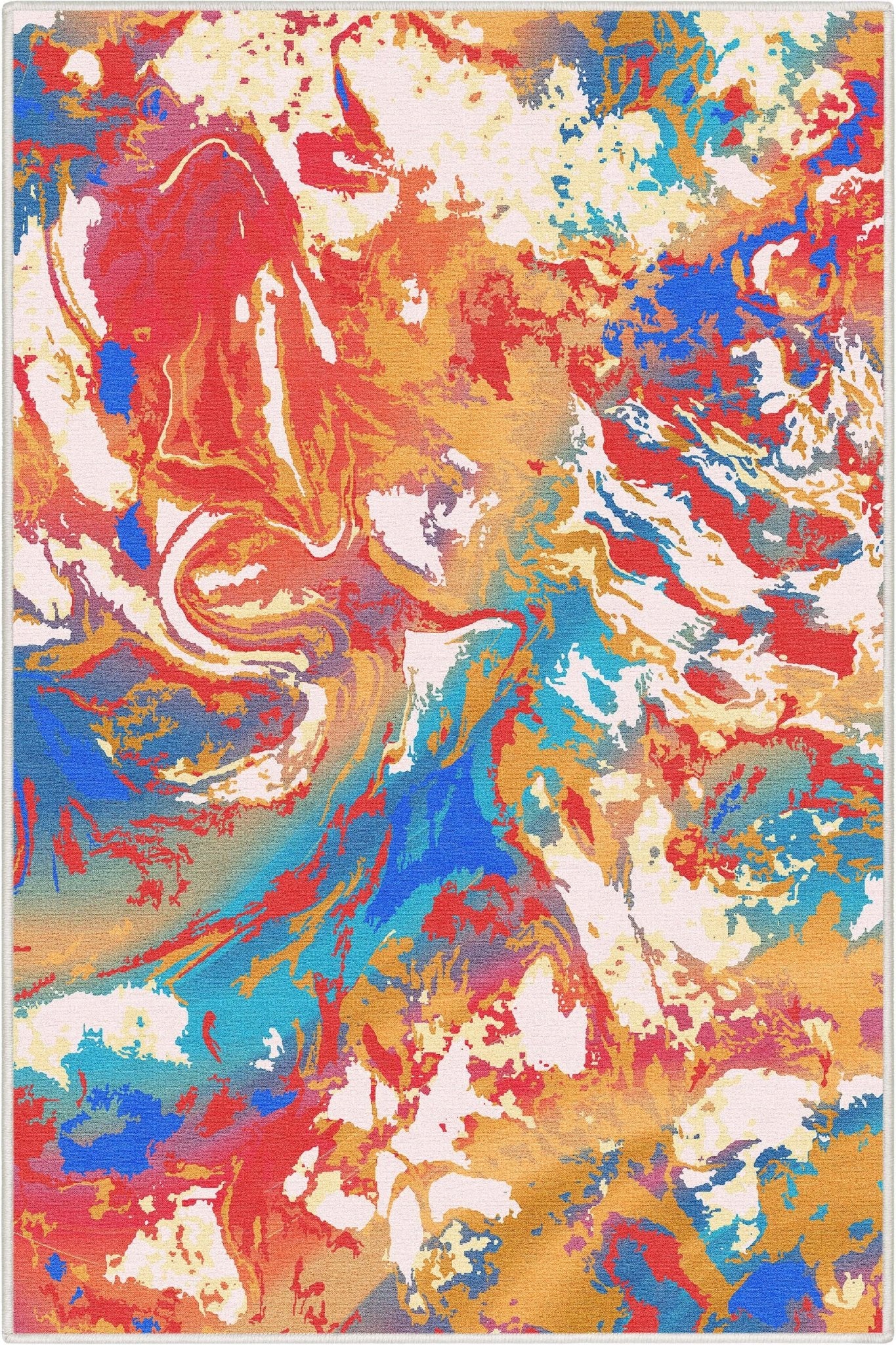 Dunes Abstract Marble Flatweave Rug、mySite、gigharbornorthrealestate