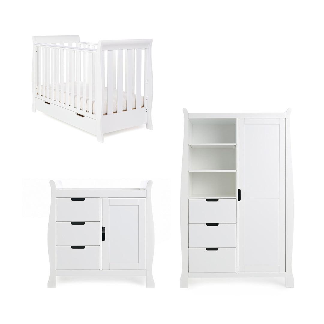  Obaby Stamford Mini 3 Piece Room Set - White、mySite、merchandisen
