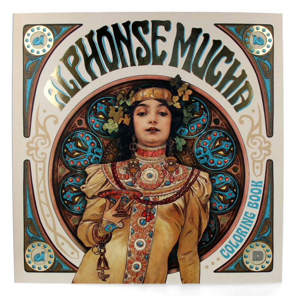  Alphonse Mucha Coloring Book、mySite、greenlandpopulation