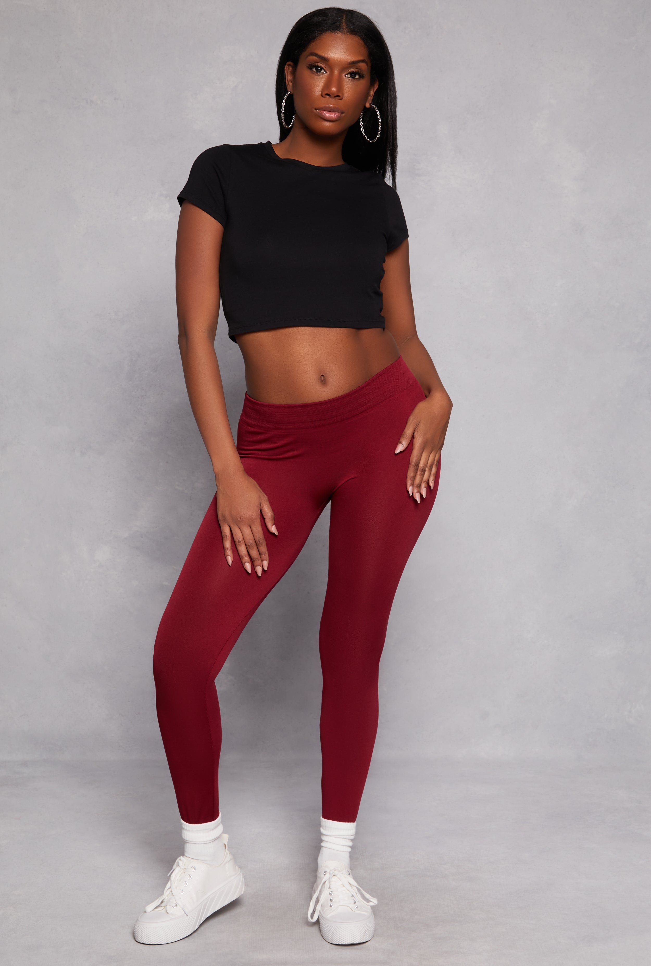 Fleece Lined High Waisted Leggings、mySite、camillekostekn