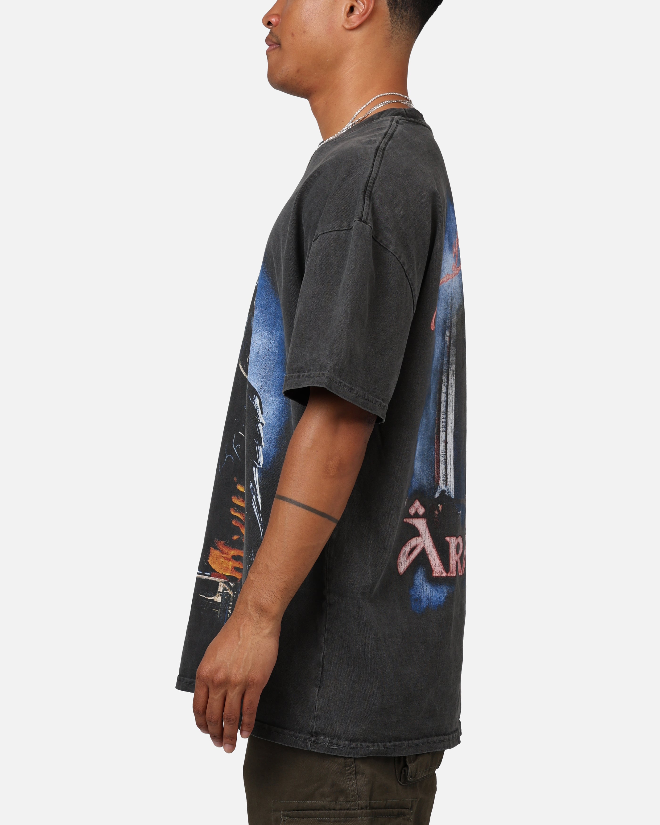 American Thrift X The Lord Of The Rings Aragorn Heavyweight Vintage T-Shirt Black Wash、mySite、zt4zffjzw