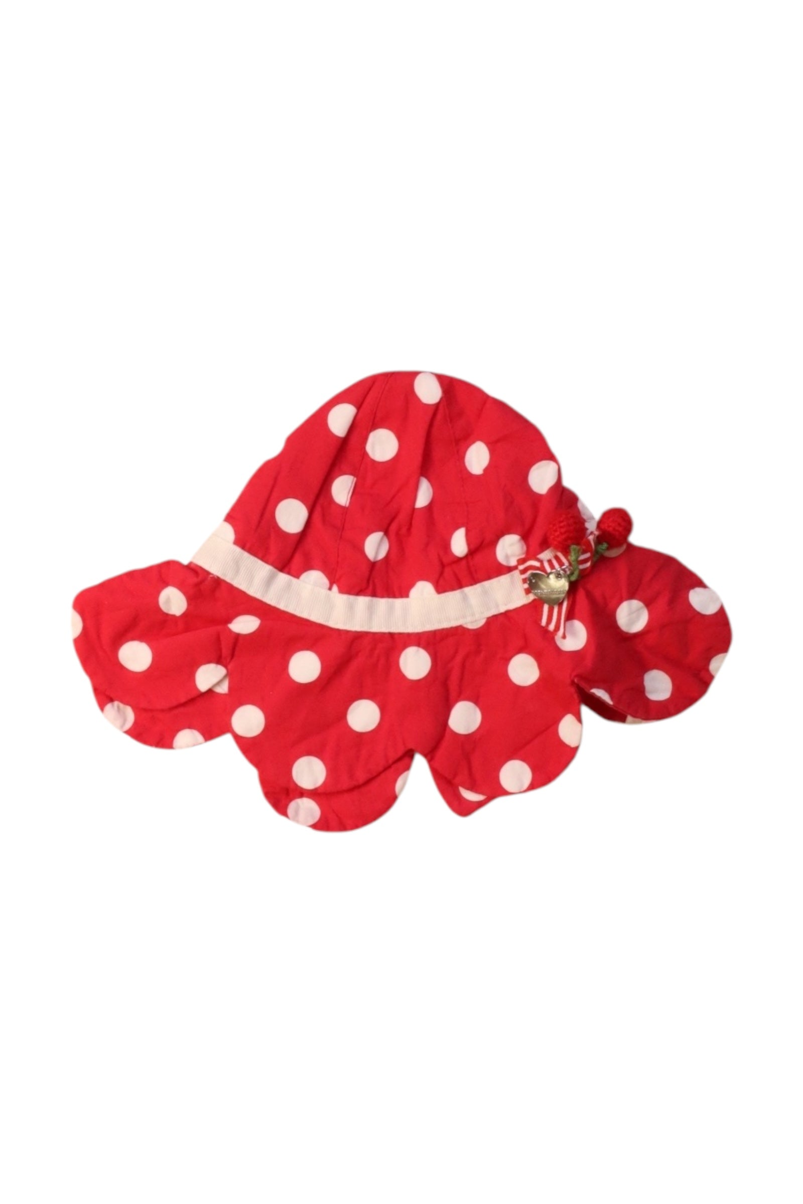 Monnalisa Polka Dot Sun Hat O/S、mySite、g9winljtr