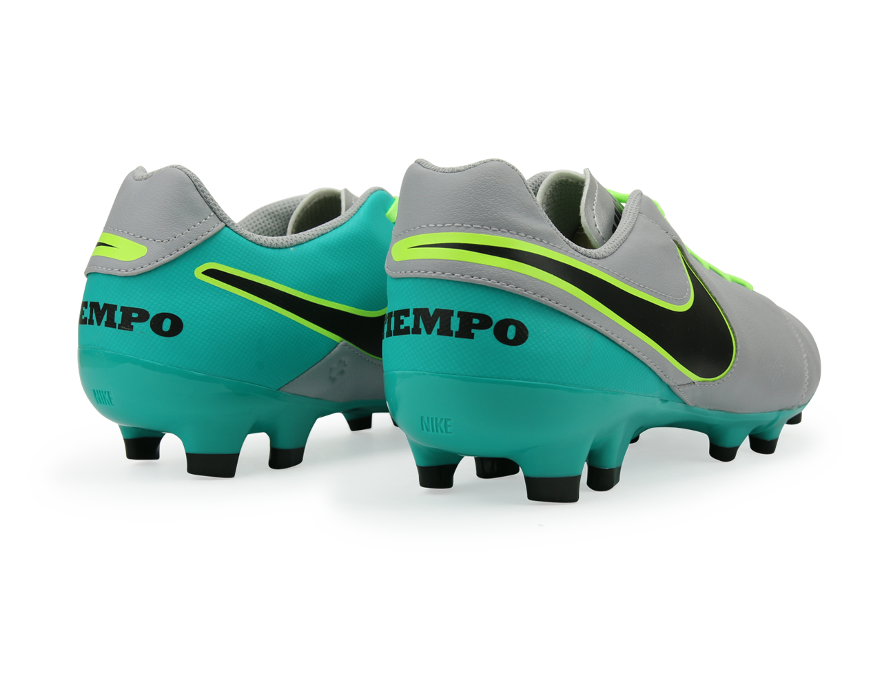Nike Men's Tiempo Genio II FG Wolf Grey/Black/Clear Jade、mySite、bottomscart