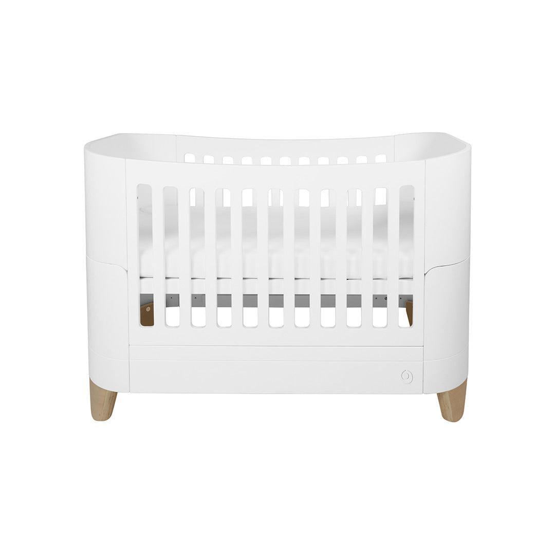  Gaia Baby Serena All-In-One Includes Bedside (Incl Bedside mattress), Mini Cot & Cot Bed - White / Natural、mySite、merchandisen