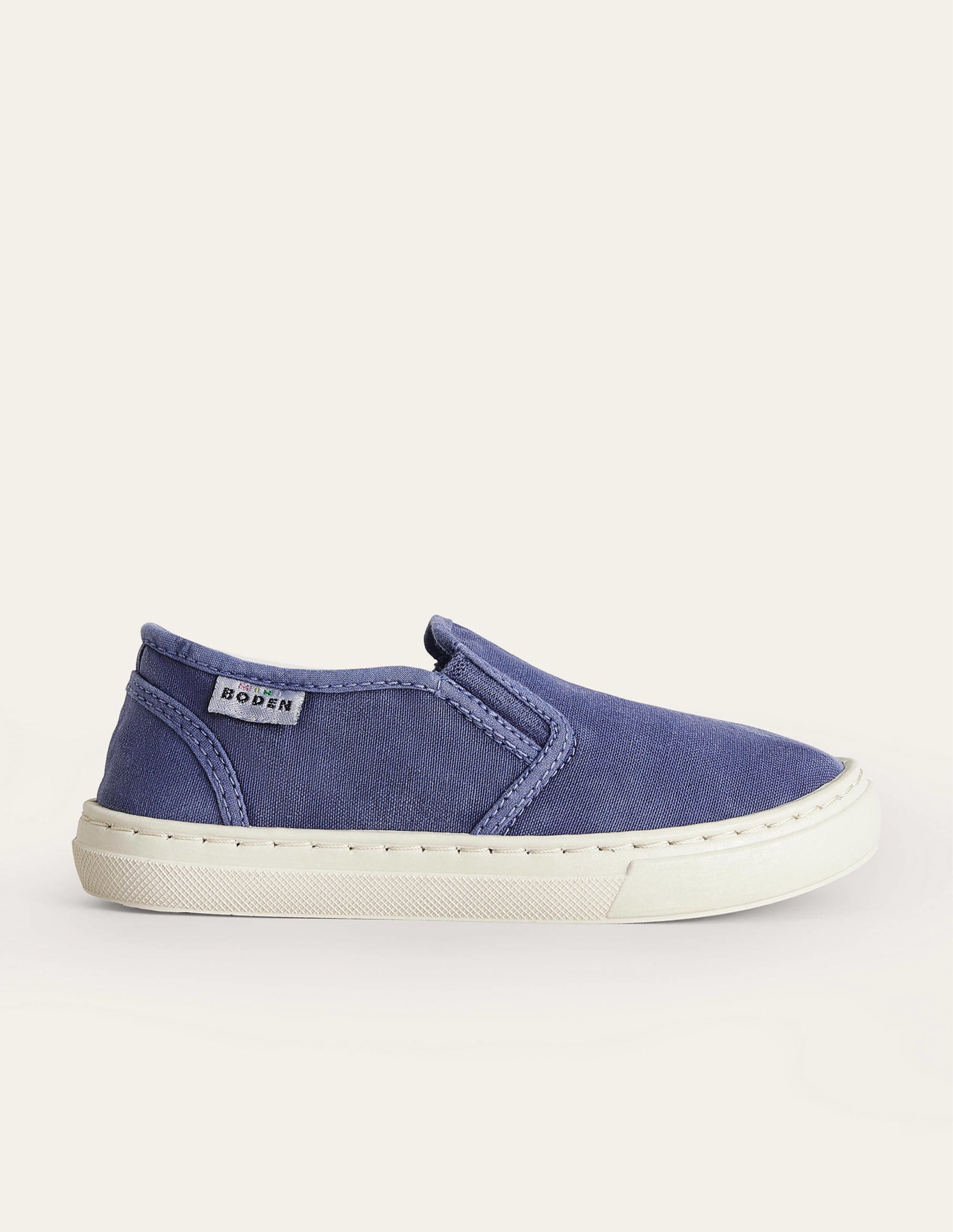  Boys Canvas Slip-ons-College Navy、mySite、ashleygrahame