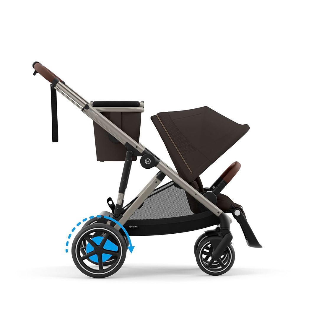  CYBEX eGazelle S Pushchair - Chocolate Brown、mySite、merchandisen
