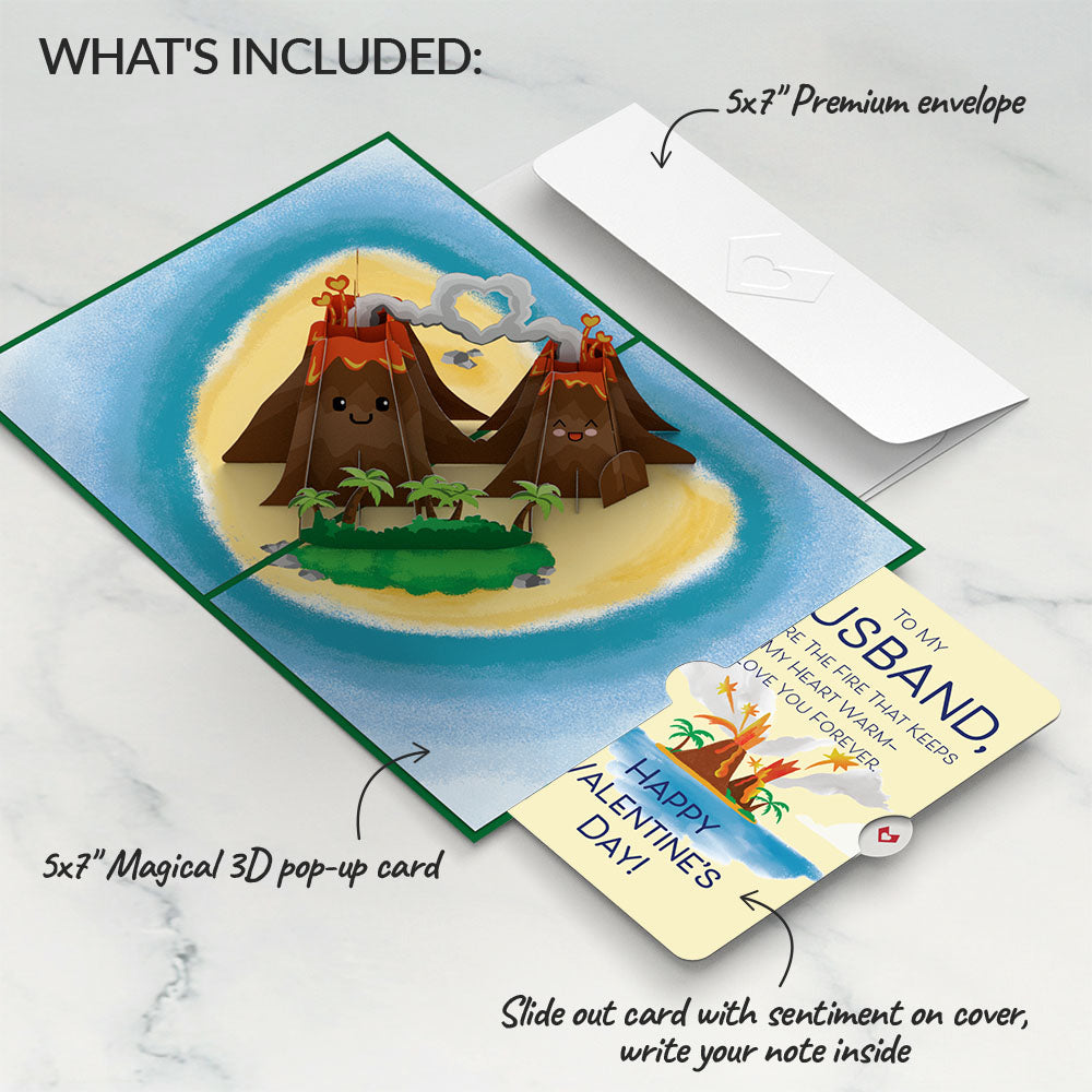 I Lava You Valentine Pop-Up Card and Sentiment Set for Husband、mySite、solidvoid