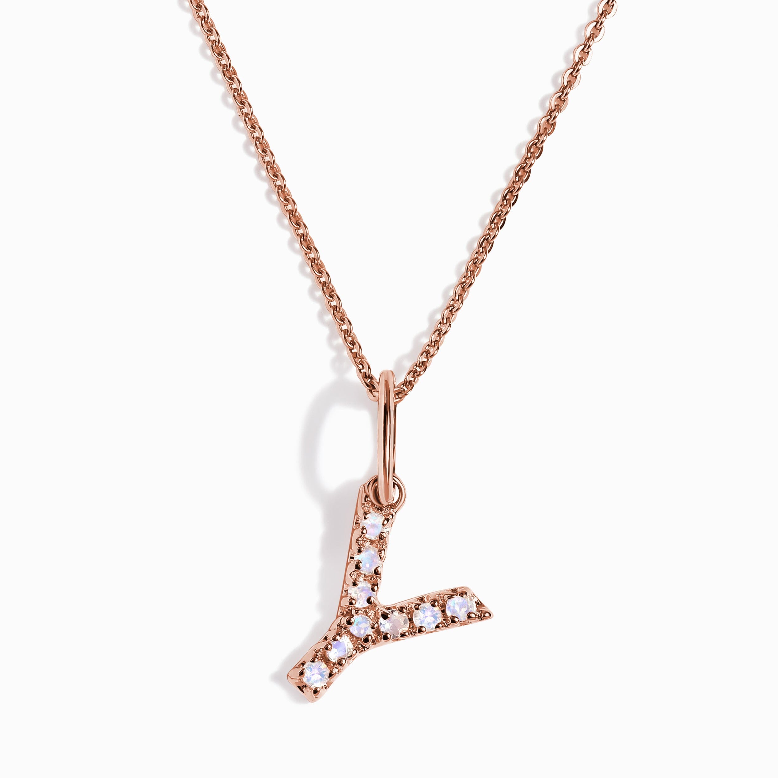 Moonstone Necklace - Alphabet、mySite、hinf8tx79