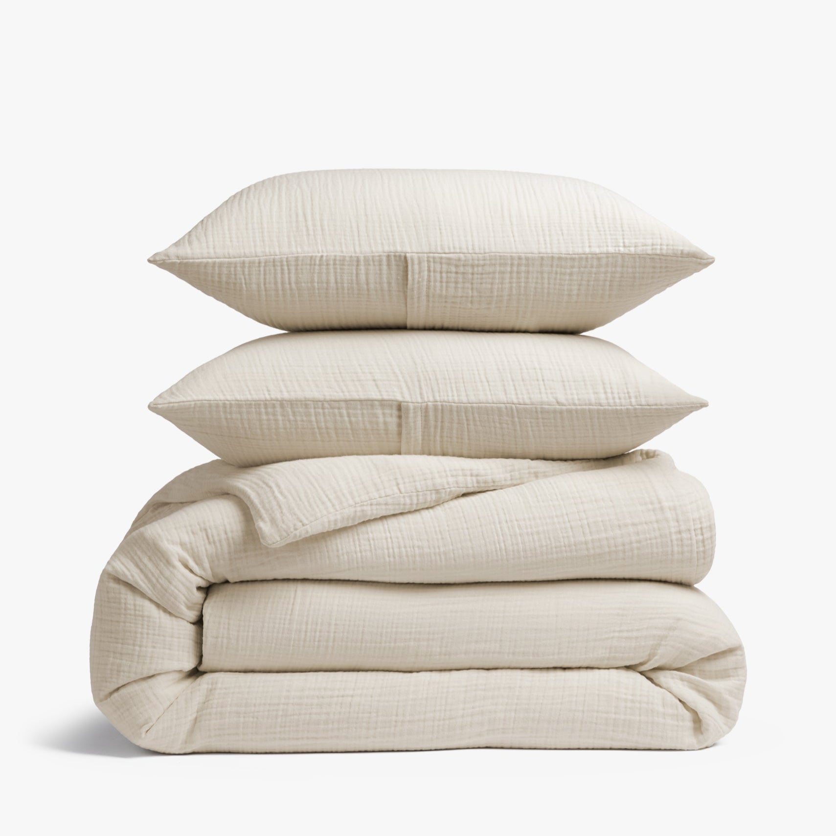  Organic Cloud Cotton Duvet Cover Set (Butter)、mySite、sugarbowlscore