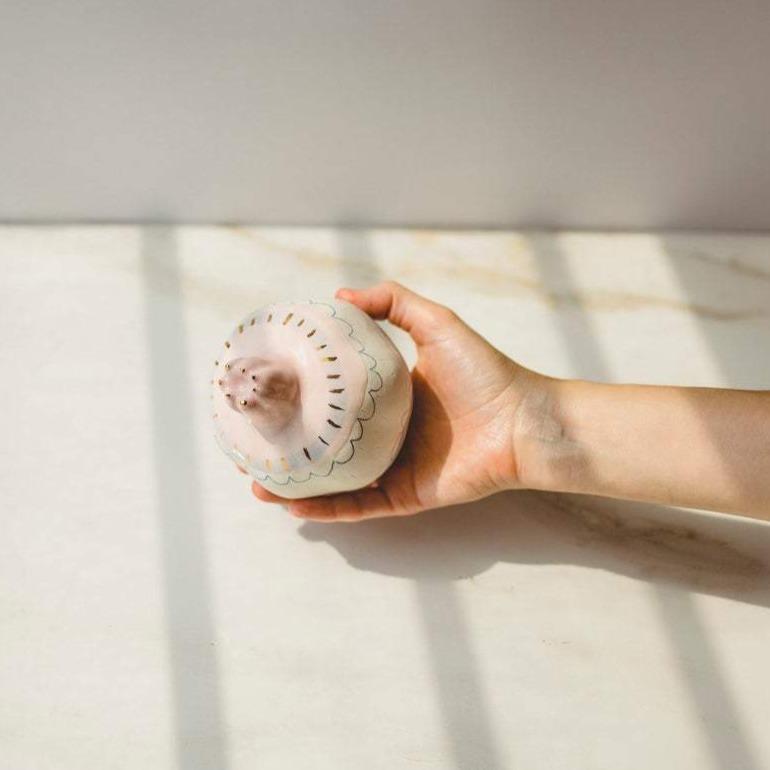 Blush Pomegranate Sculpture by SIND Studio、mySite、topwebapps