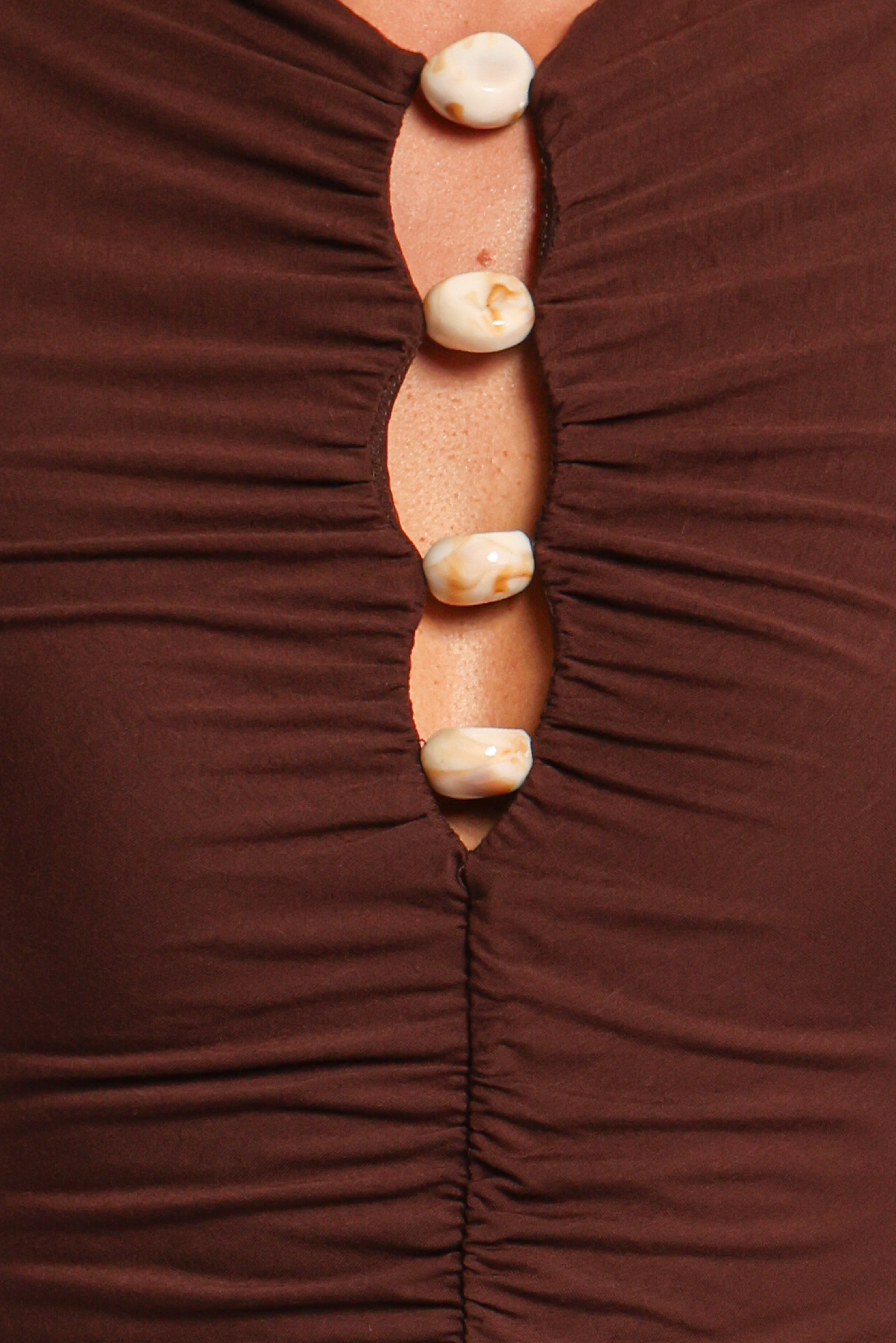  Brody Midi Dress - Chocolate、mySite、sugarbowlscore